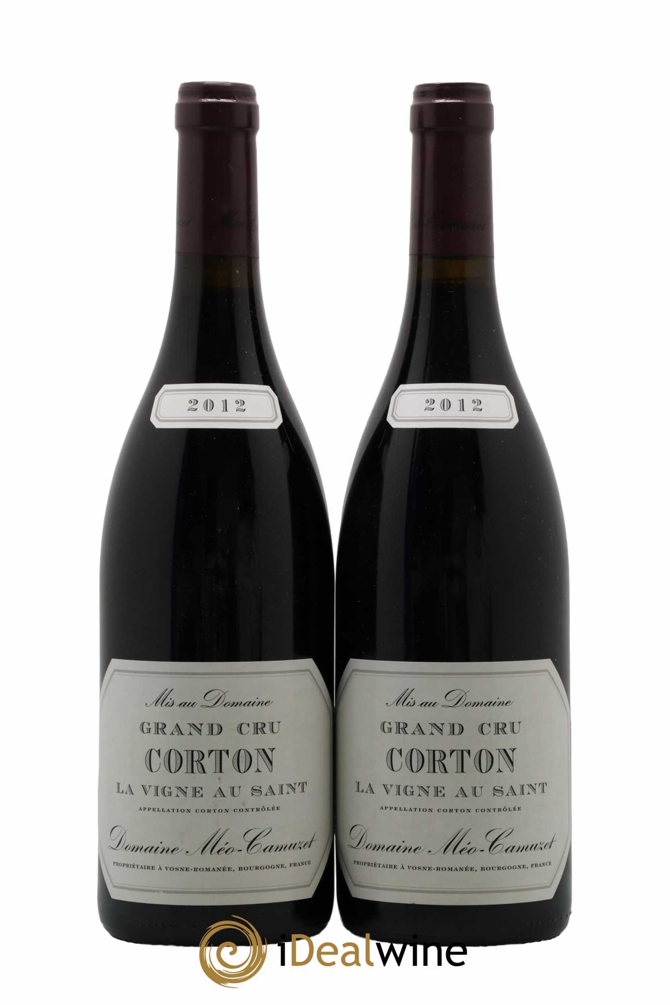 Corton Grand Cru La Vigne au Saint Méo-Camuzet (Domaine) 2012 - Lot de 2 bouteilles - 0