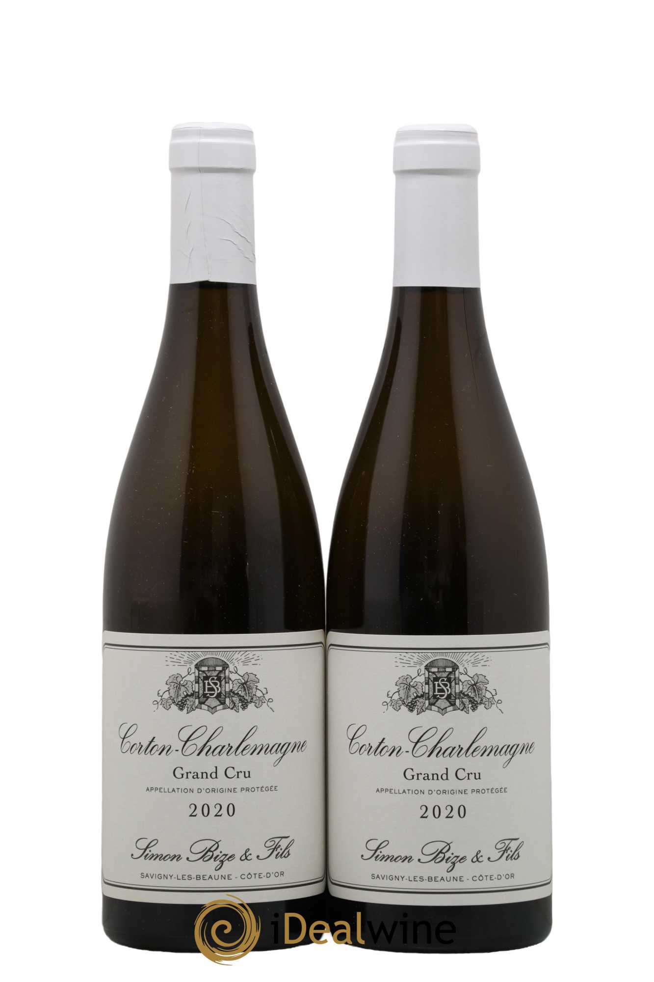Corton-Charlemagne Grand Cru Simon Bize & Fils 2020 - Lot de 2 bouteilles - 0