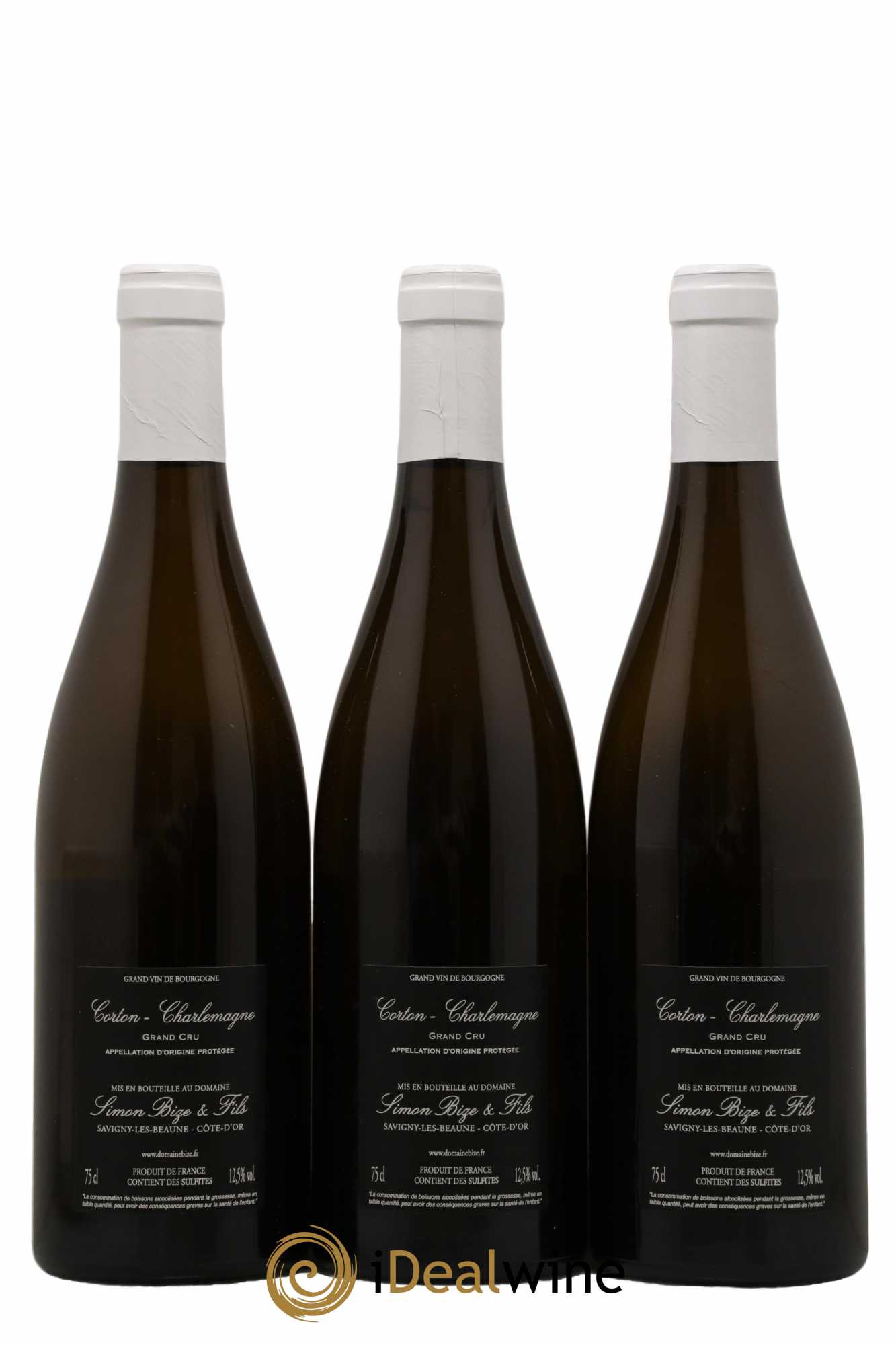 Corton-Charlemagne Grand Cru Simon Bize & Fils 2020 - Lot de 3 bouteilles - 1