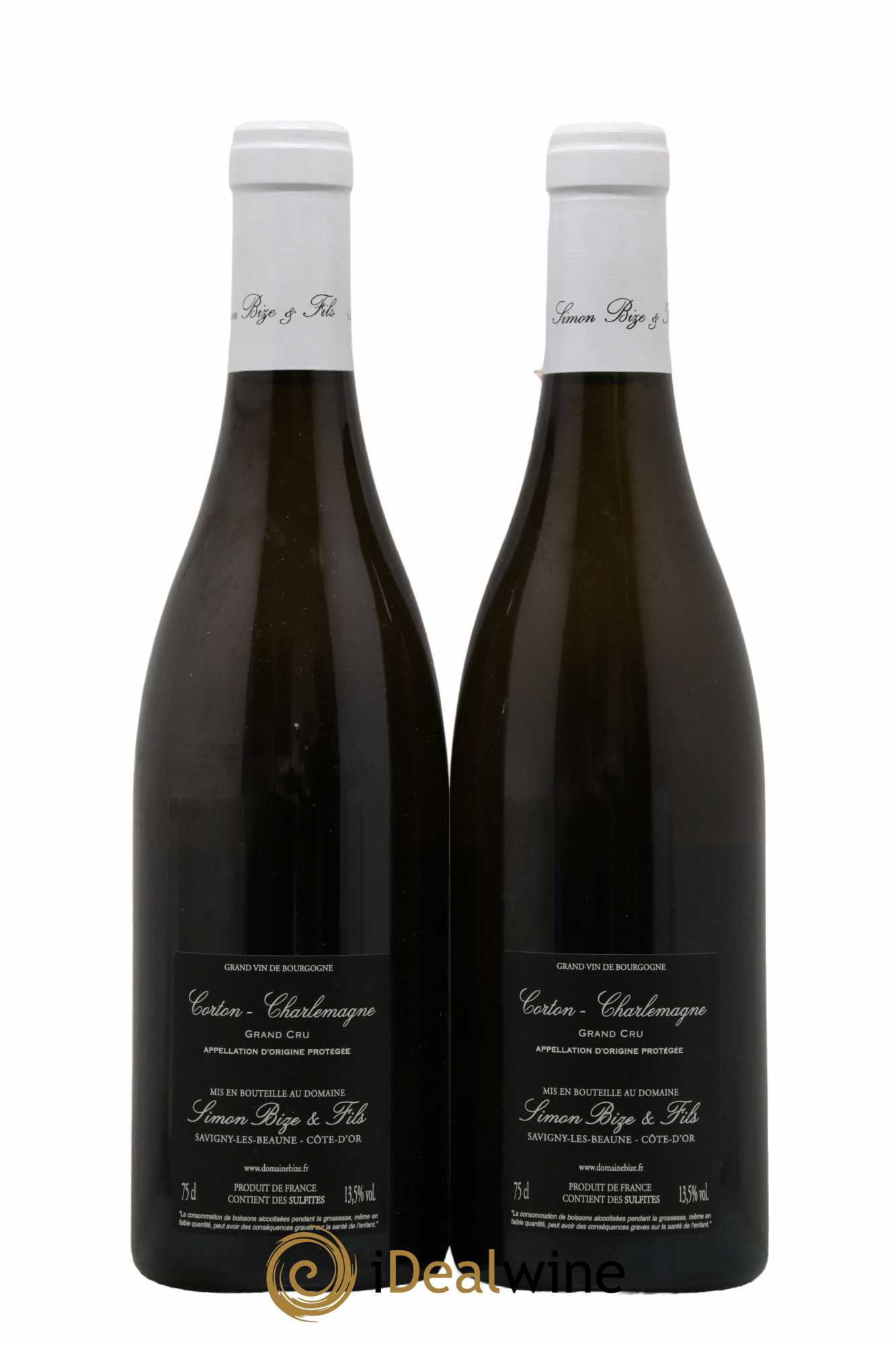 Corton-Charlemagne Grand Cru Simon Bize & Fils 2018 - Lot de 2 bouteilles - 1