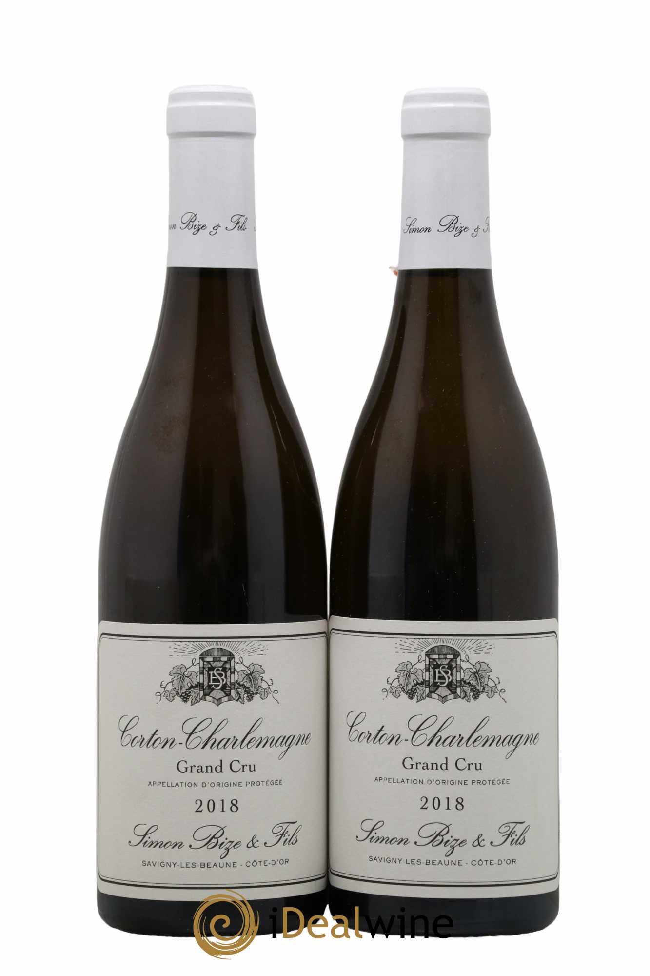 Corton-Charlemagne Grand Cru Simon Bize & Fils 2018 - Lot de 2 bouteilles - 0