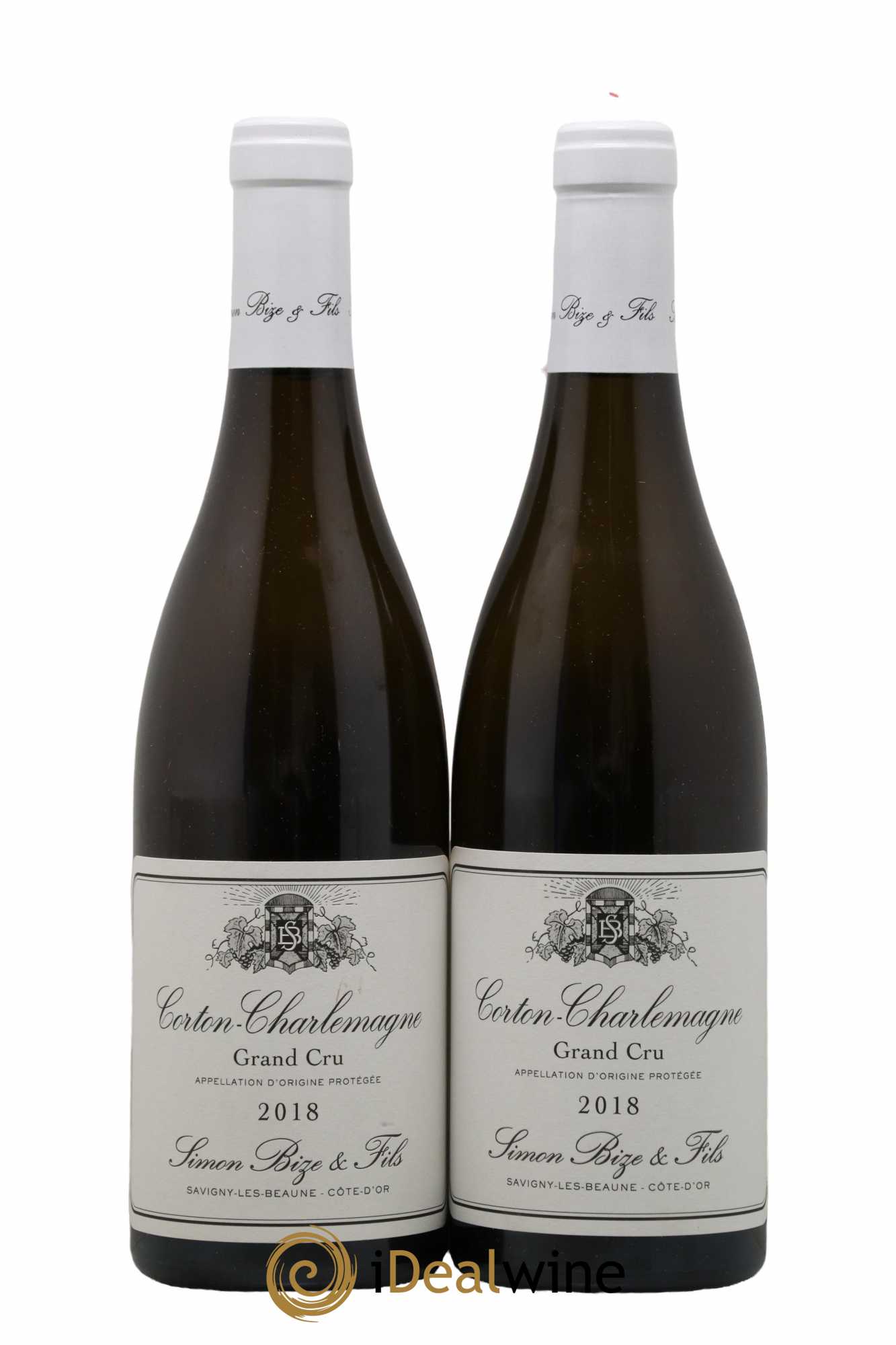 Corton-Charlemagne Grand Cru Simon Bize & Fils 2018 - Lot de 2 bouteilles - 0