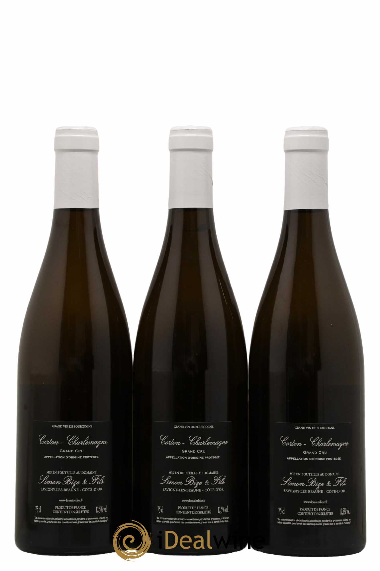 Corton-Charlemagne Grand Cru Simon Bize & Fils 2020 - Lot de 3 bouteilles - 1