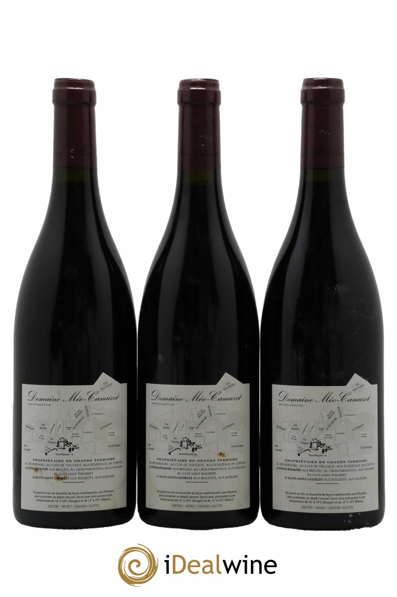 Corton Grand Cru La Vigne au Saint Méo-Camuzet (Domaine) 2009 - Lot de 3 bouteilles - 1