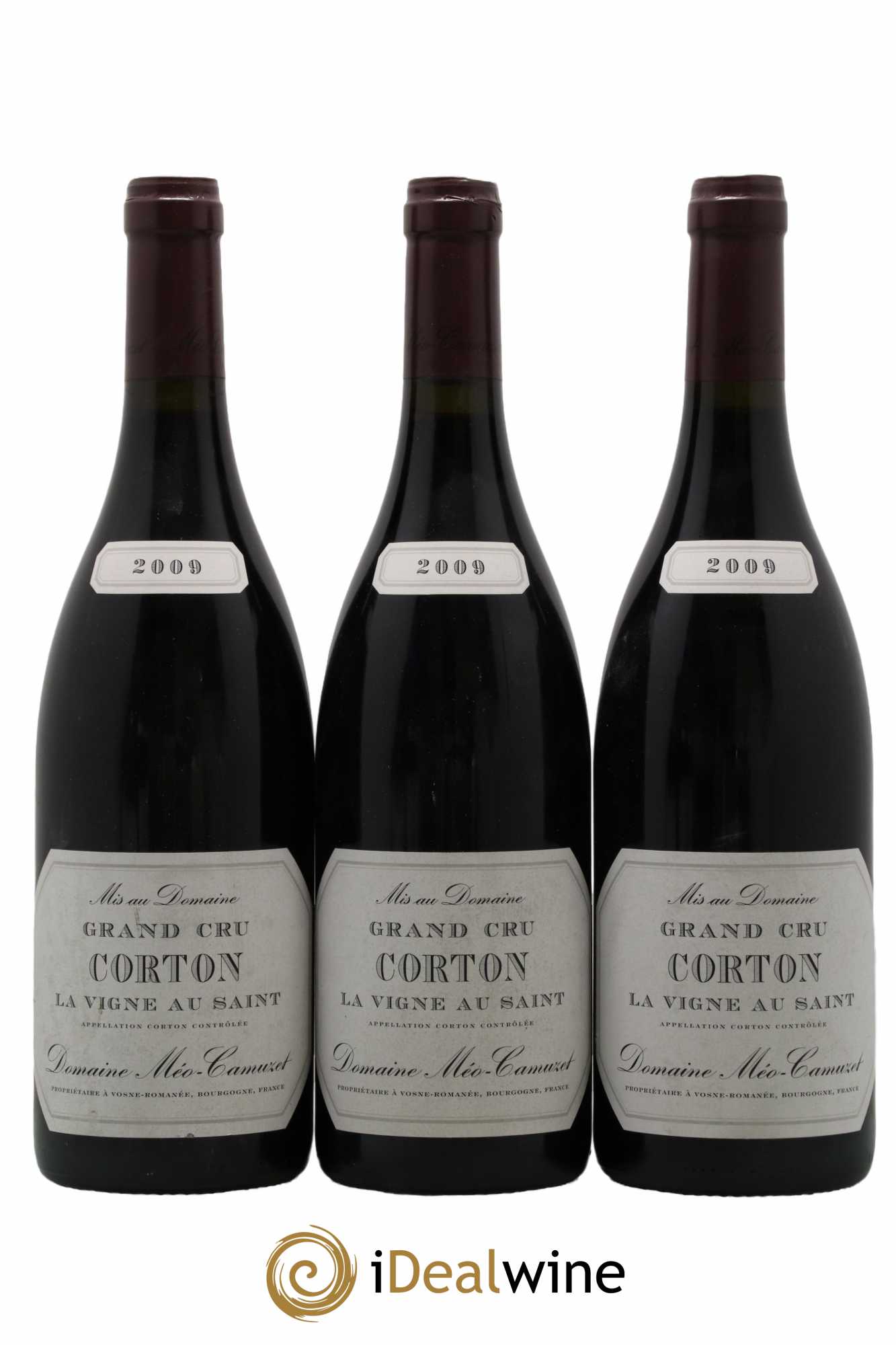 Corton Grand Cru La Vigne au Saint Méo-Camuzet (Domaine) 2009 - Lot de 3 bouteilles - 0