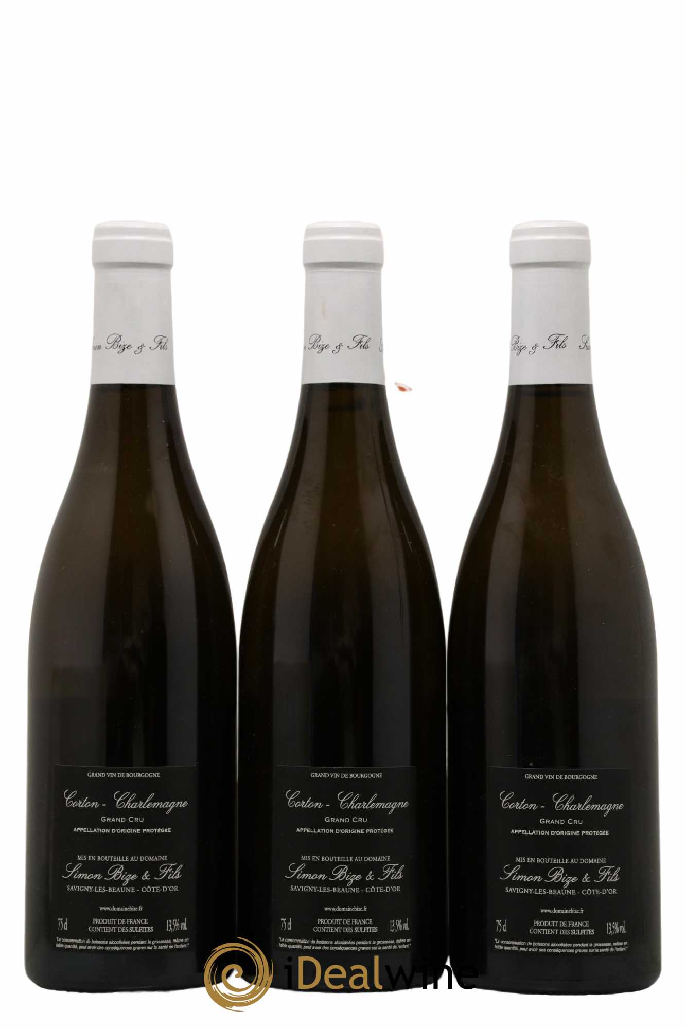 Corton-Charlemagne Grand Cru Simon Bize & Fils 2018 - Lot de 3 bouteilles - 1