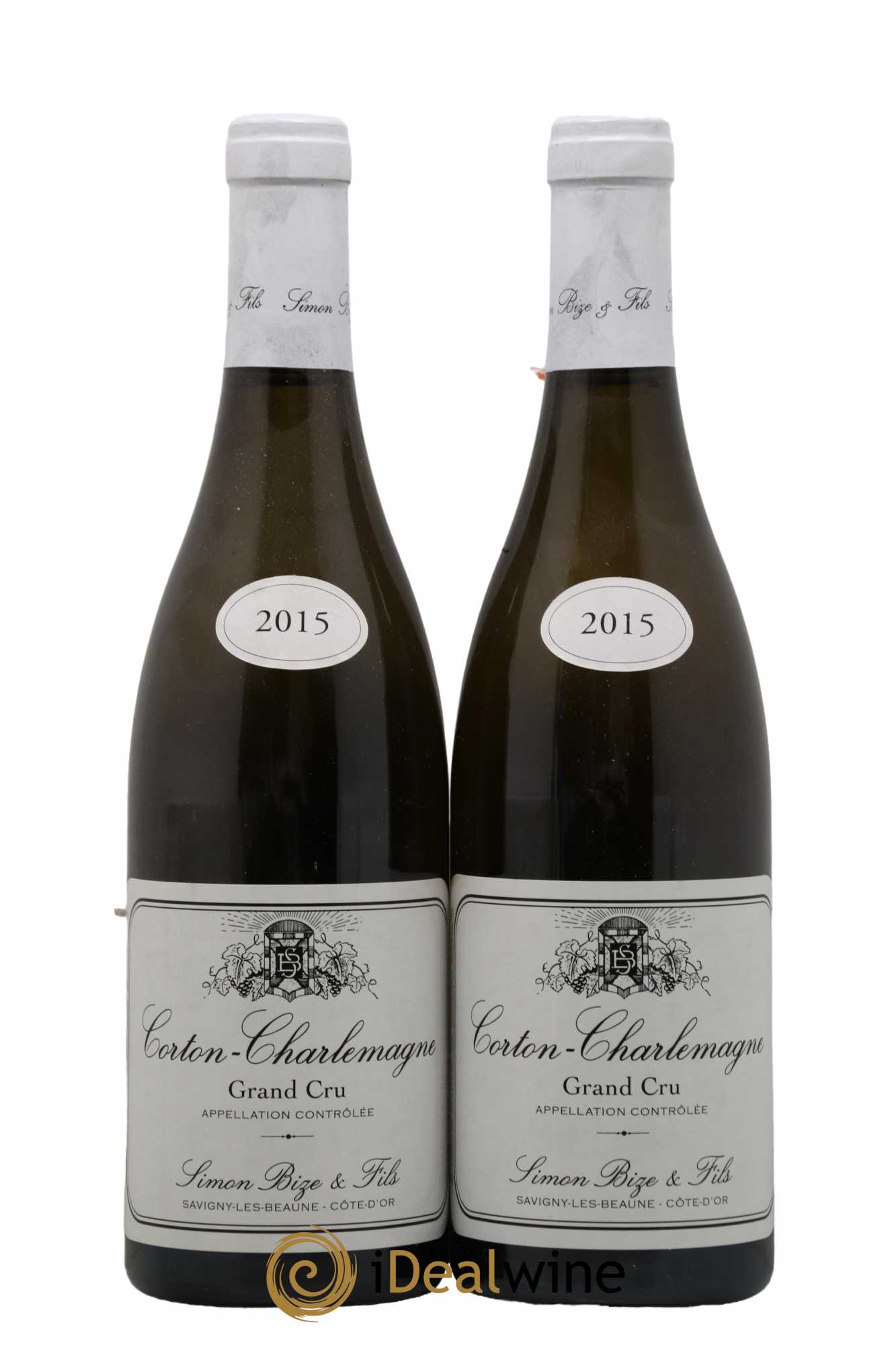 Corton-Charlemagne Grand Cru Simon Bize & Fils 2015 - Lot de 2 bouteilles - 0