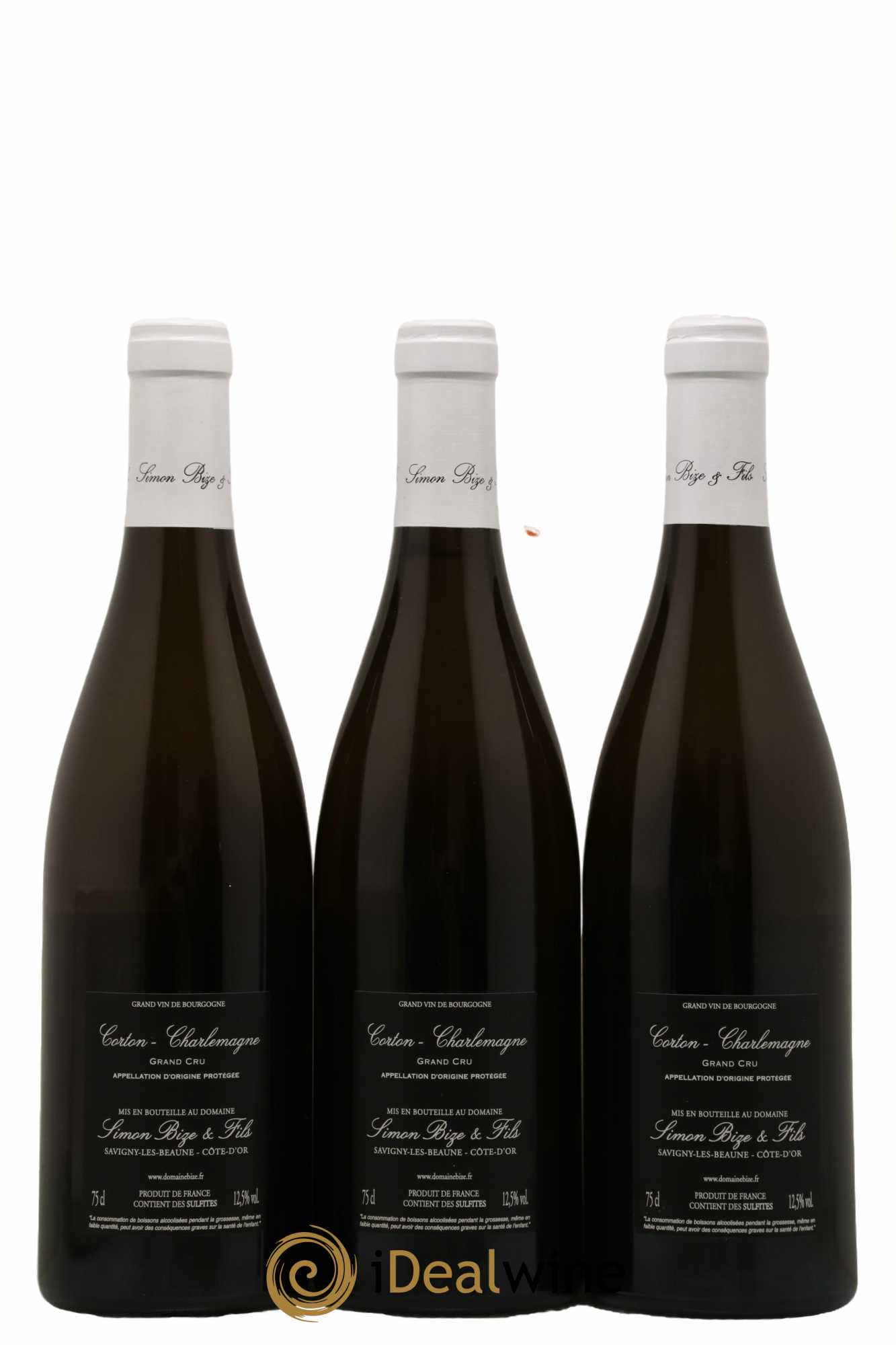 Corton-Charlemagne Grand Cru Simon Bize & Fils 2021 - Lot de 3 bouteilles - 1