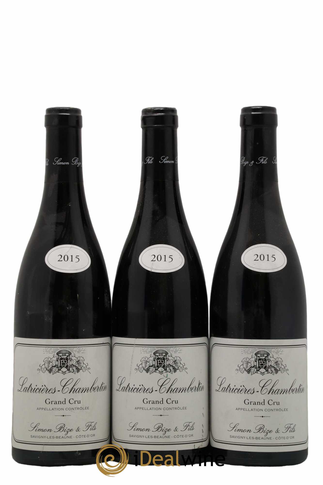 Latricières-Chambertin Grand Cru Simon Bize & Fils 2015 - Lot de 3 bouteilles - 0