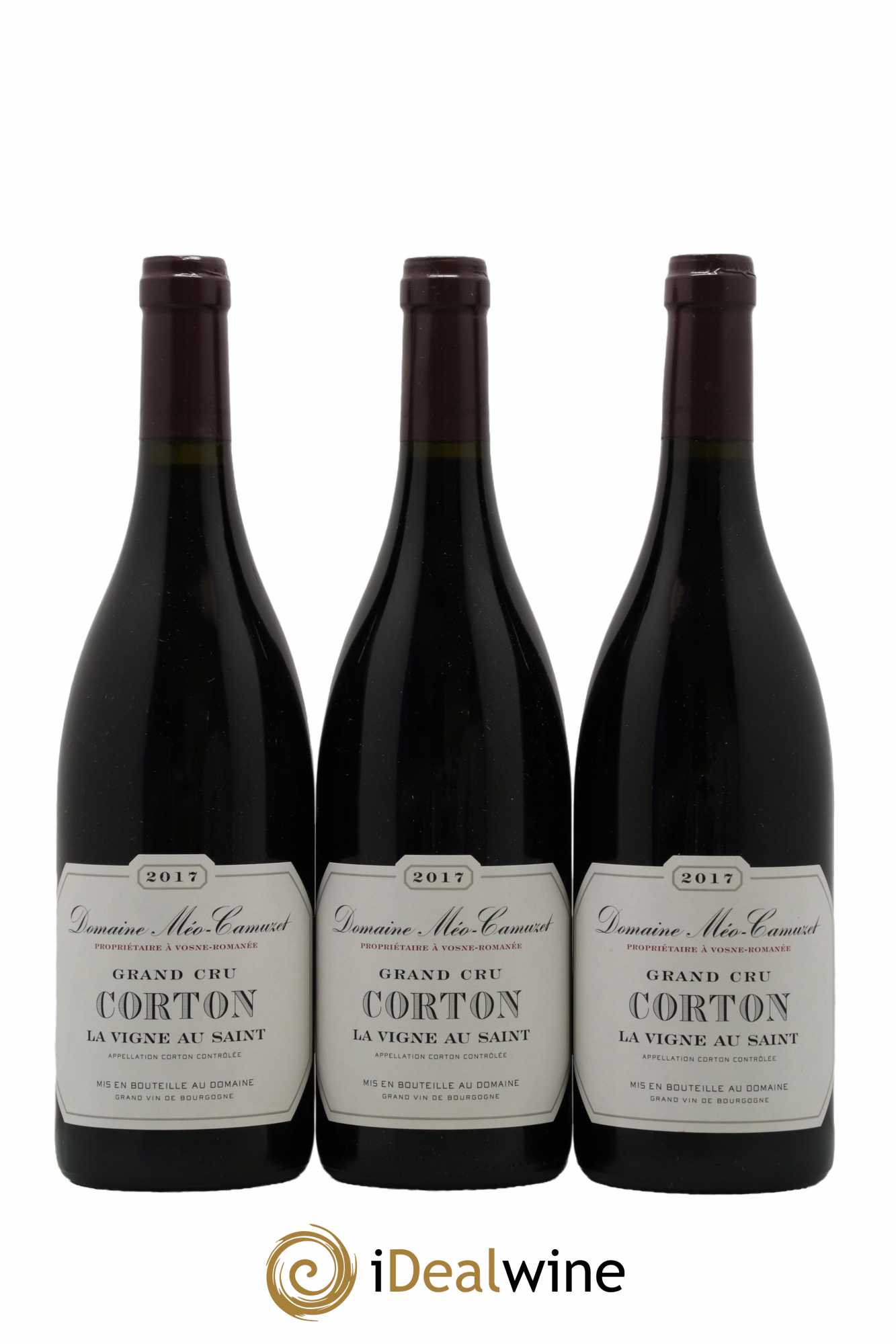 Corton Grand Cru La Vigne au Saint Méo-Camuzet (Domaine) 2017 - Lot de 3 bouteilles - 0