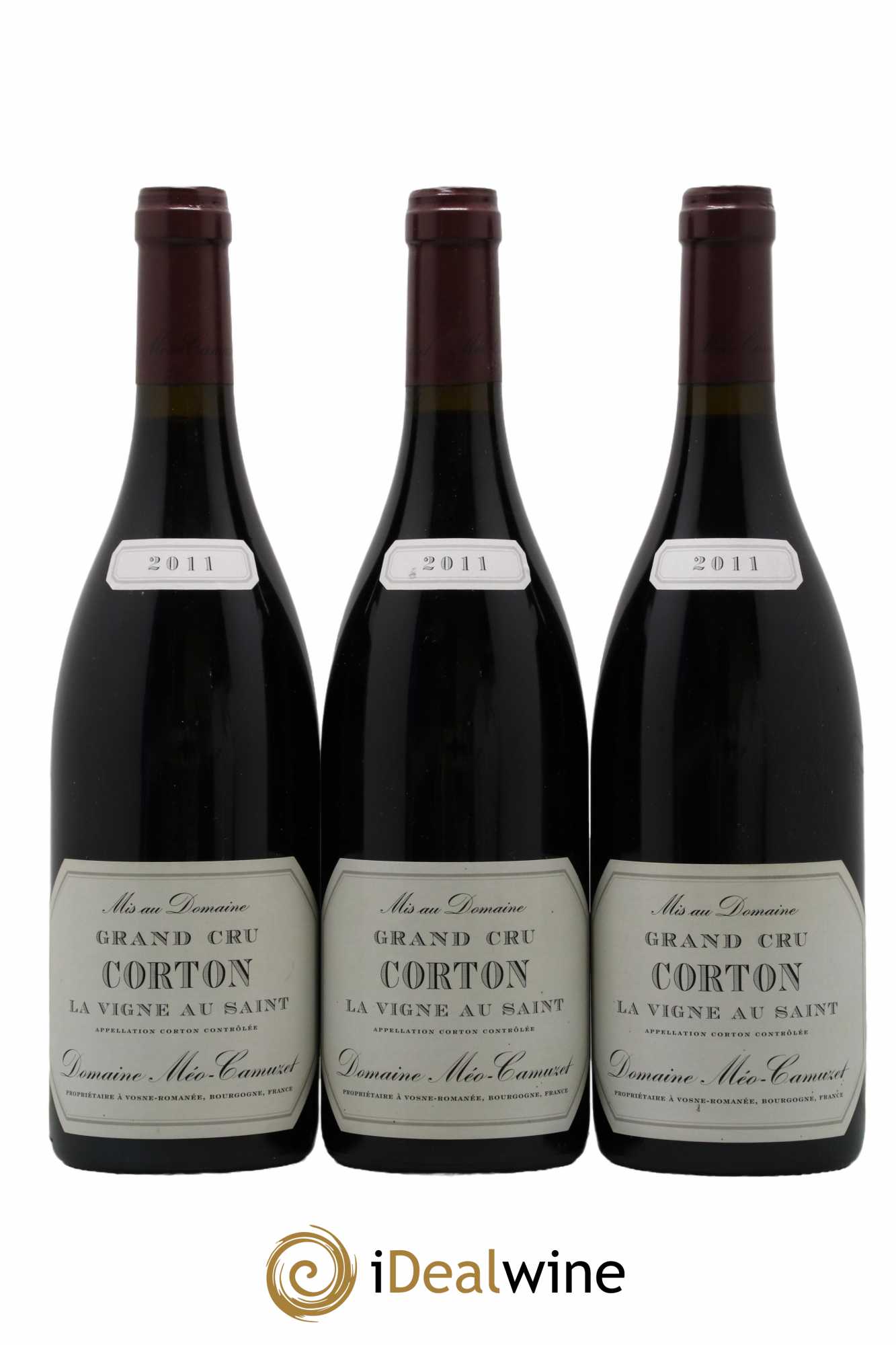 Corton Grand Cru La Vigne au Saint Méo-Camuzet (Domaine) 2011 - Lot de 3 bouteilles - 0