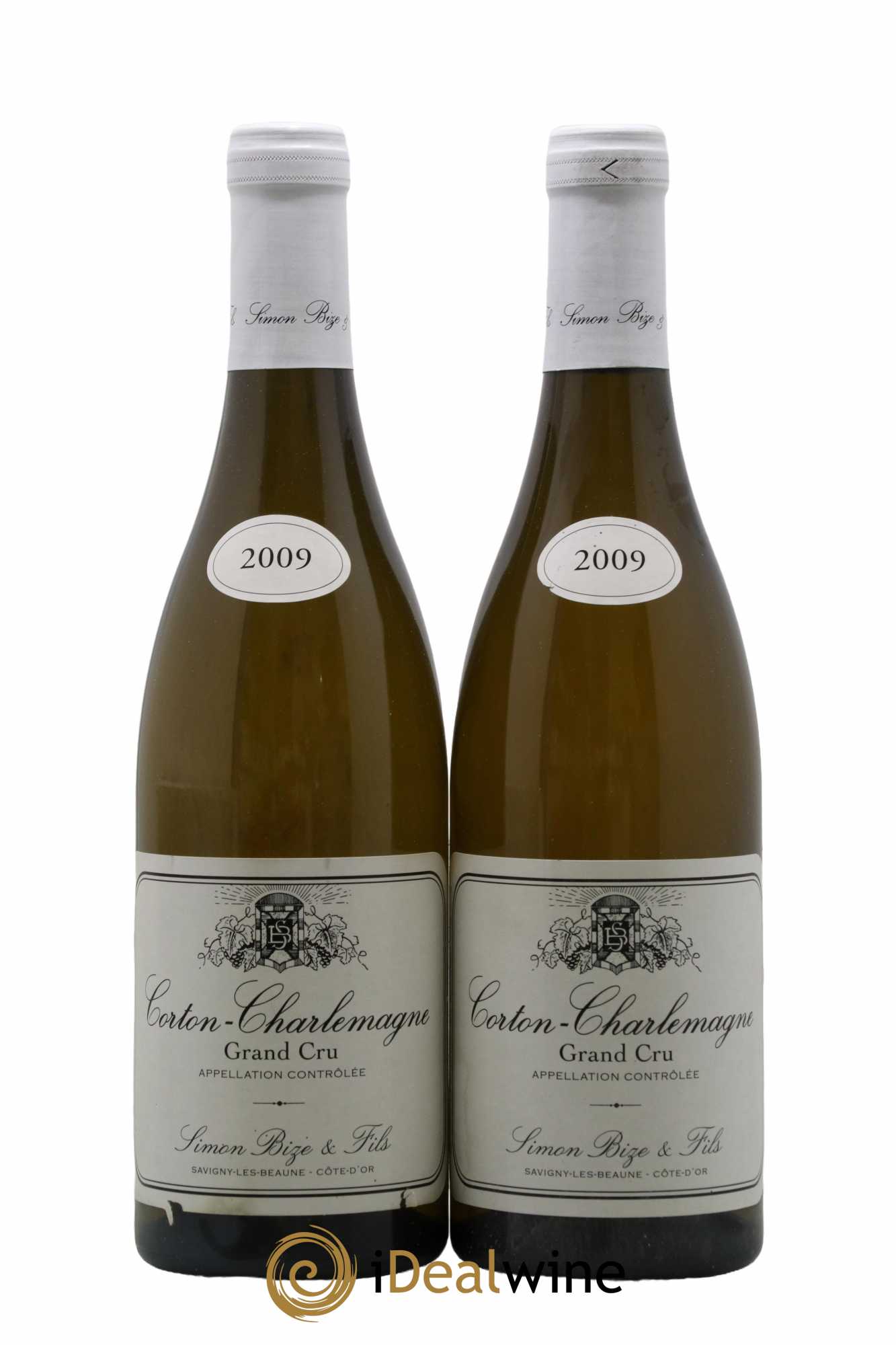 Corton-Charlemagne Grand Cru Simon Bize & Fils 2009 - Lot de 2 bouteilles - 0