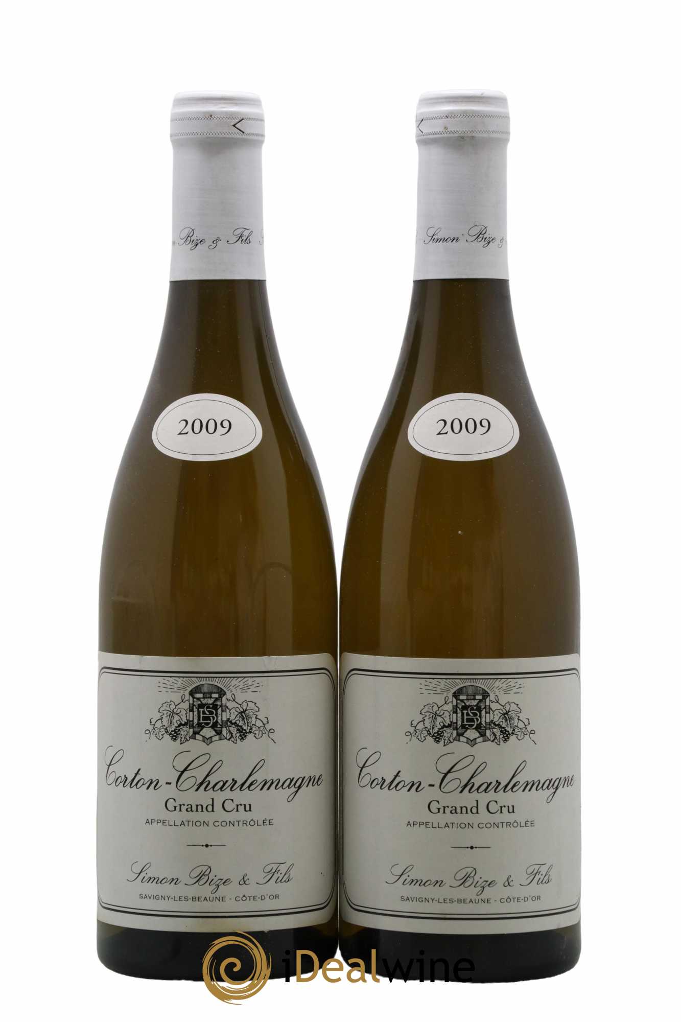 Corton-Charlemagne Grand Cru Simon Bize & Fils 2009 - Lot de 2 bouteilles - 0