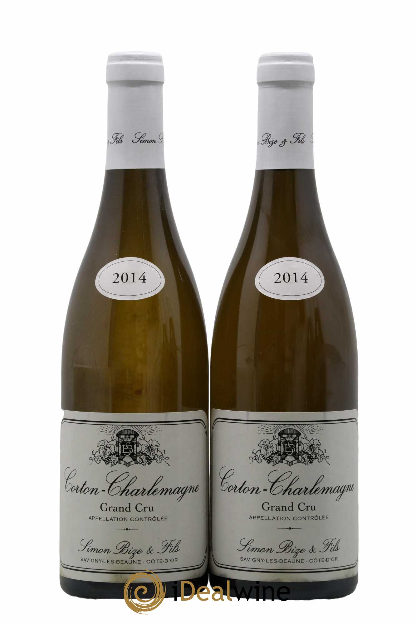 Corton-Charlemagne Grand Cru Simon Bize & Fils 2014 - Lot de 2 bouteilles - 0