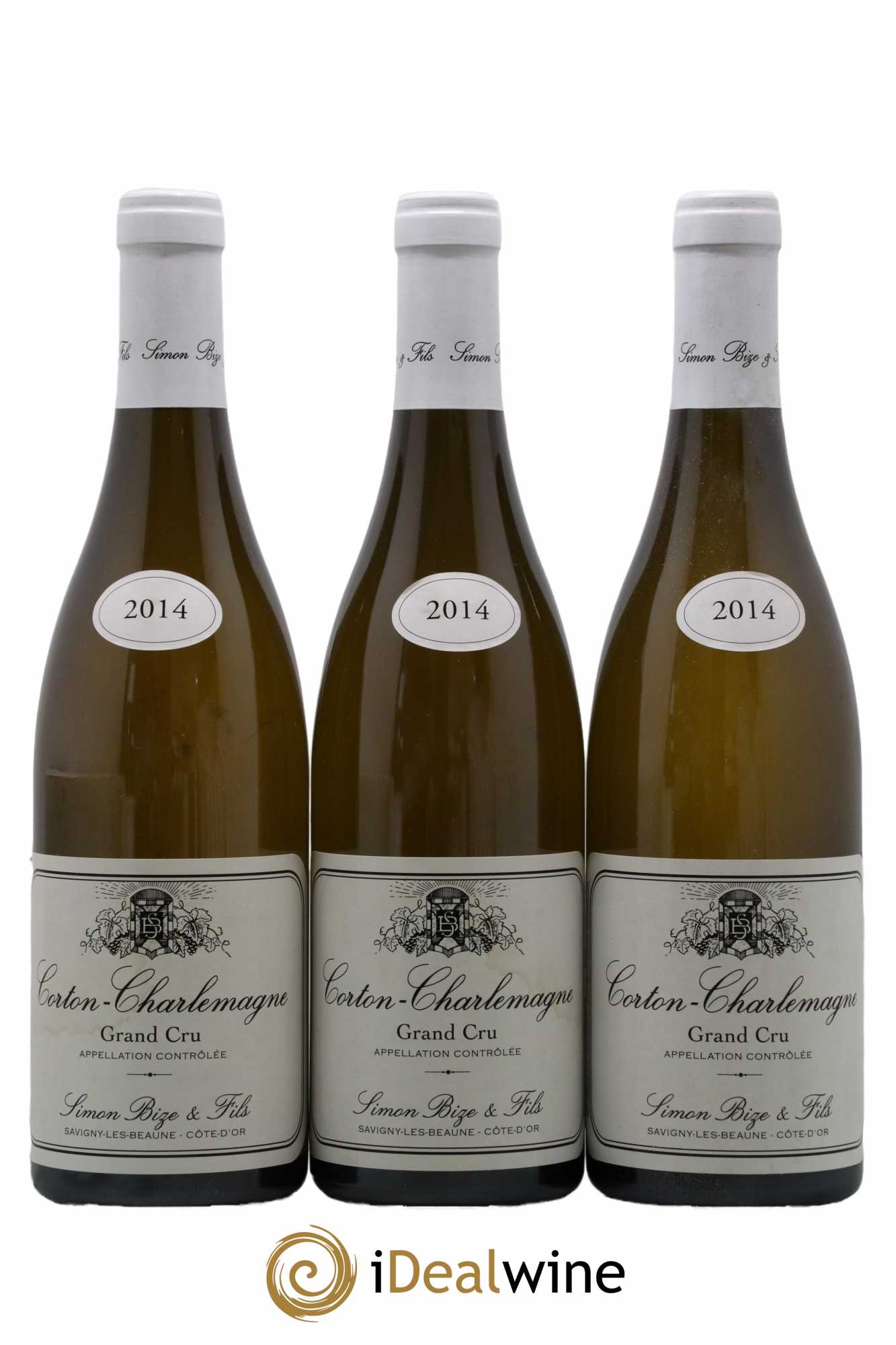 Corton-Charlemagne Grand Cru Simon Bize & Fils 2014 - Posten von 3 Flaschen - 0