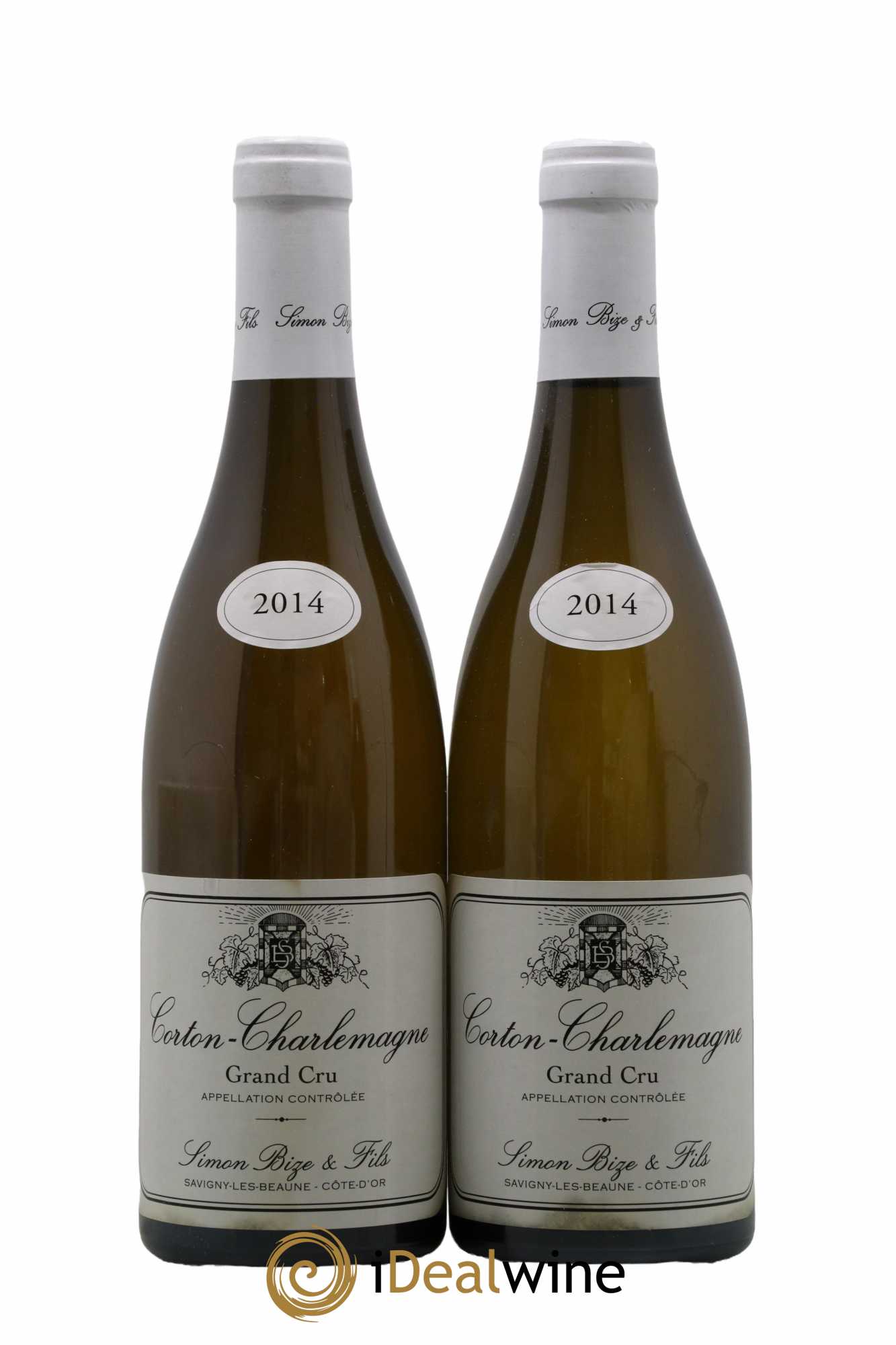 Corton-Charlemagne Grand Cru Simon Bize & Fils 2014 - Lot de 2 bouteilles - 0