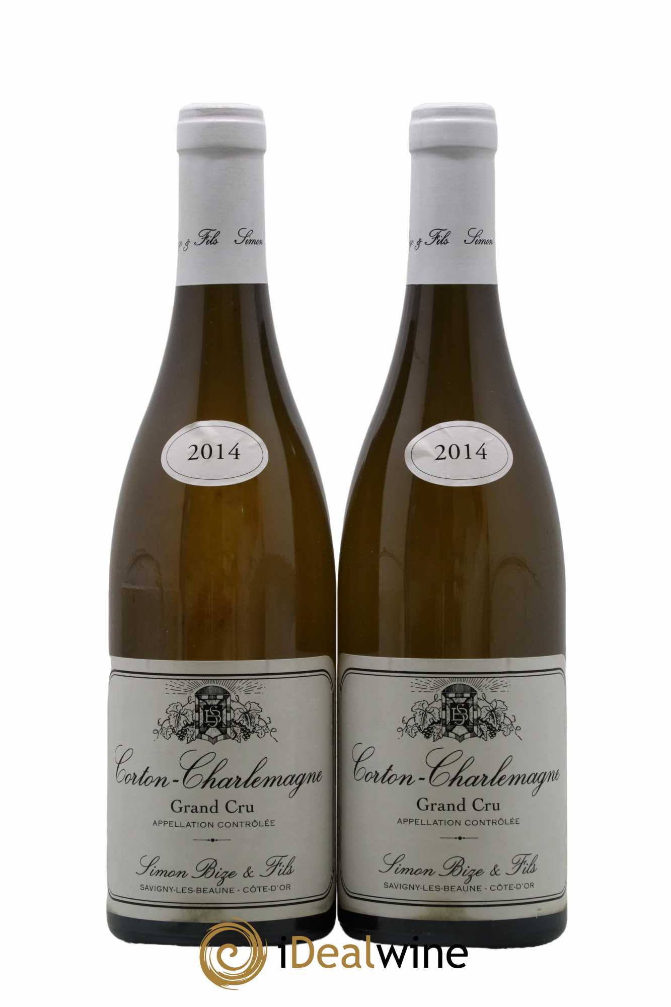 Corton-Charlemagne Grand Cru Simon Bize & Fils 2014 - Lot de 2 bouteilles - 0