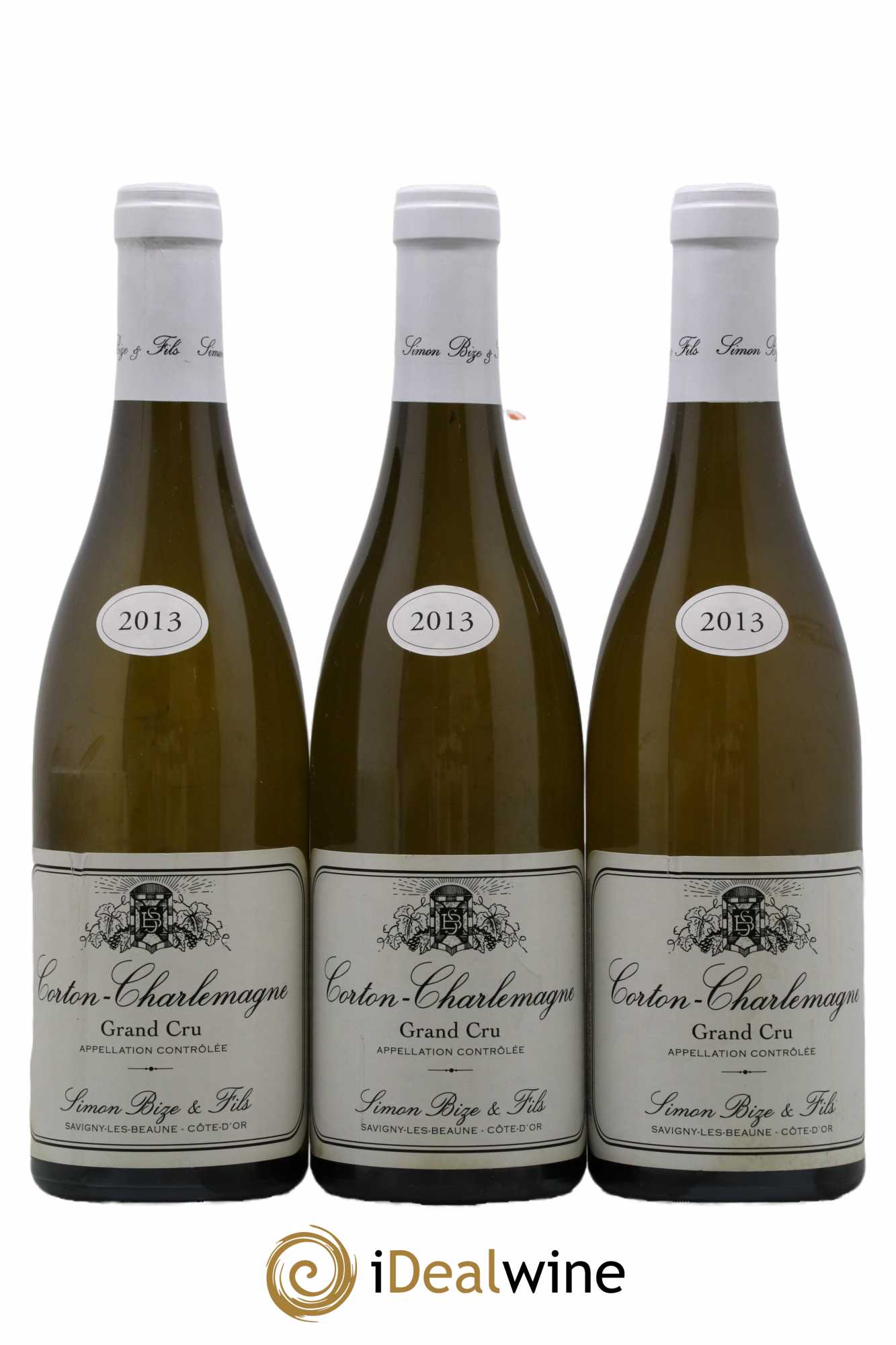 Corton-Charlemagne Grand Cru Simon Bize & Fils 2013 - Lot de 3 bouteilles - 0