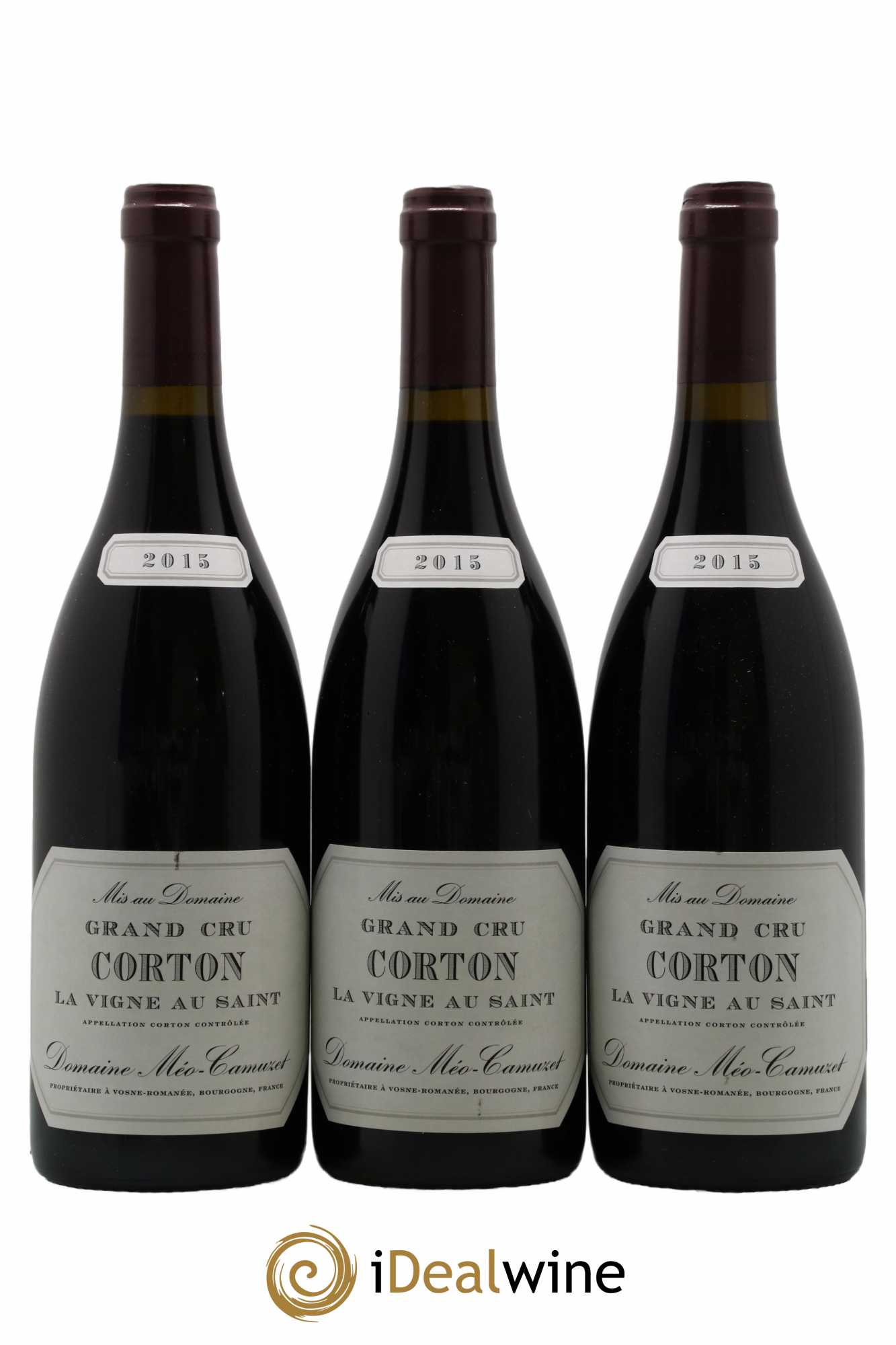 Corton Grand Cru La Vigne au Saint Méo-Camuzet (Domaine) 2015 - Lot de 3 bouteilles - 0