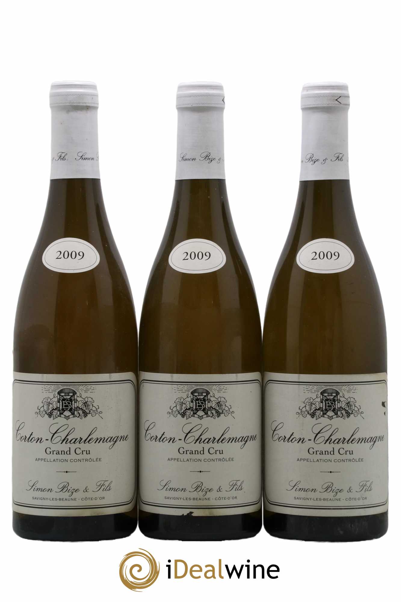 Corton-Charlemagne Grand Cru Simon Bize & Fils 2009 - Lot de 3 bouteilles - 0