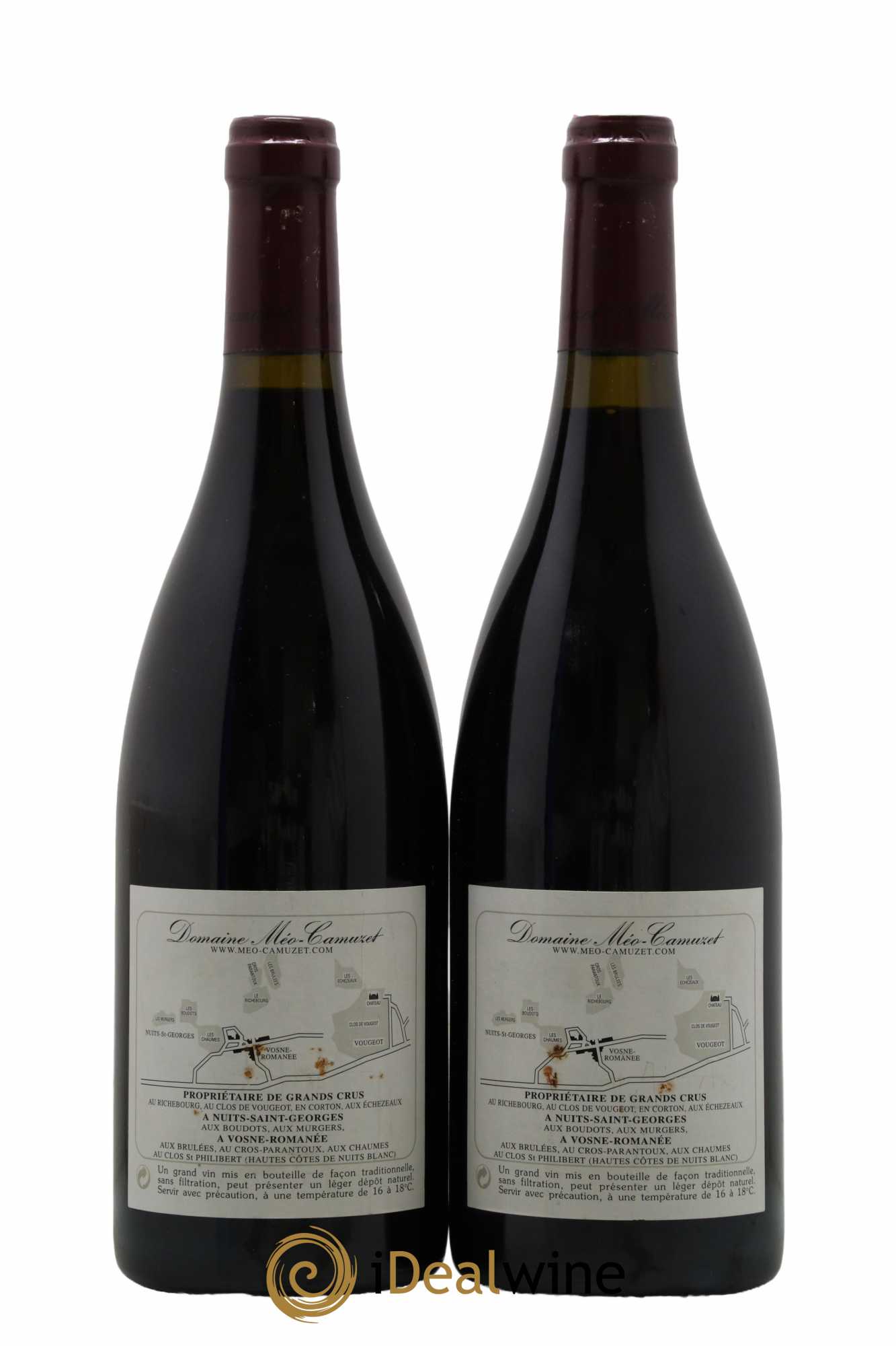 Vosne-Romanée 1er Cru Les Chaumes Méo-Camuzet (Domaine) 2003 - Lot de 2 bouteilles - 1
