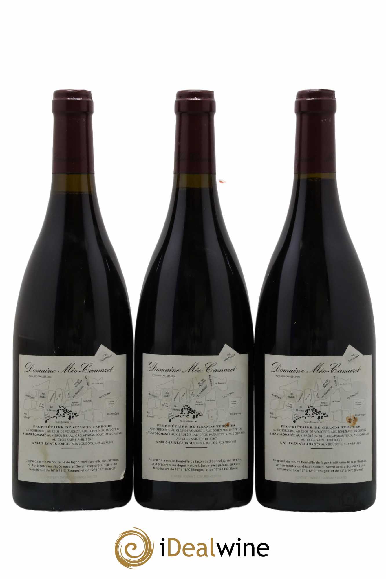 Vosne-Romanée 1er Cru Les Chaumes Méo-Camuzet (Domaine) 2004 - Lot de 3 bouteilles - 1
