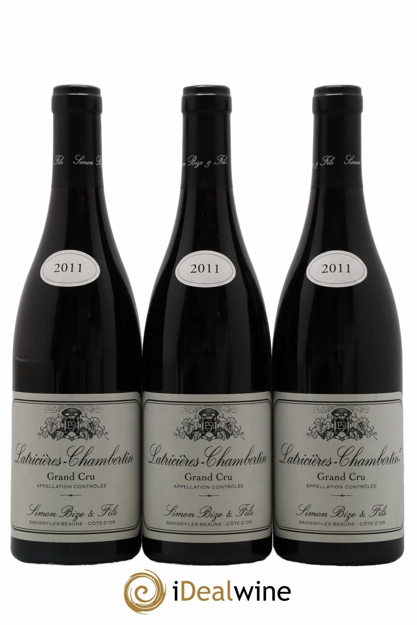 Latricières-Chambertin Grand Cru Simon Bize & Fils 2011 - Lot de 3 bouteilles - 0