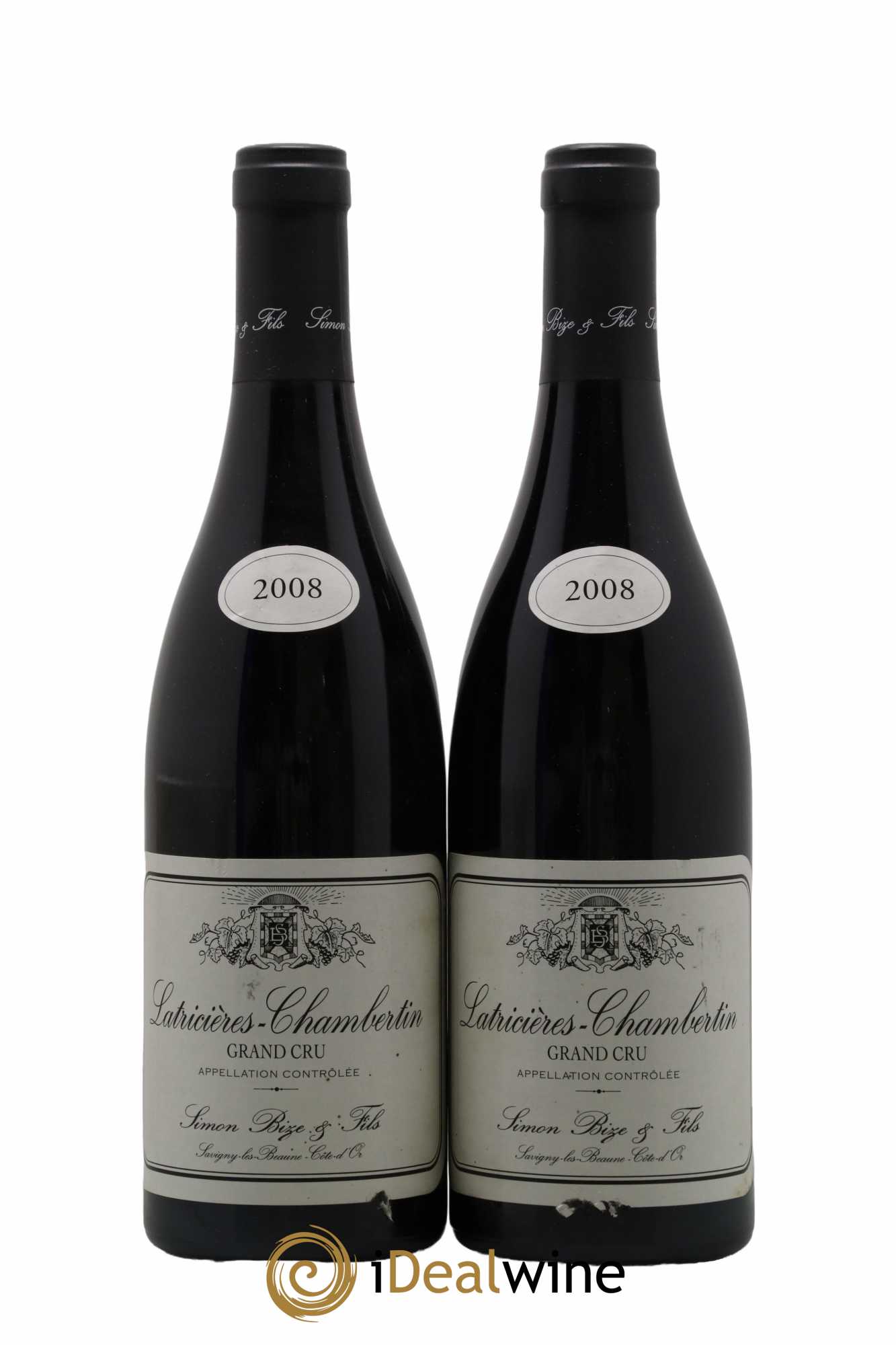 Latricières-Chambertin Grand Cru Simon Bize & Fils 2008 - Lot de 2 bouteilles - 0