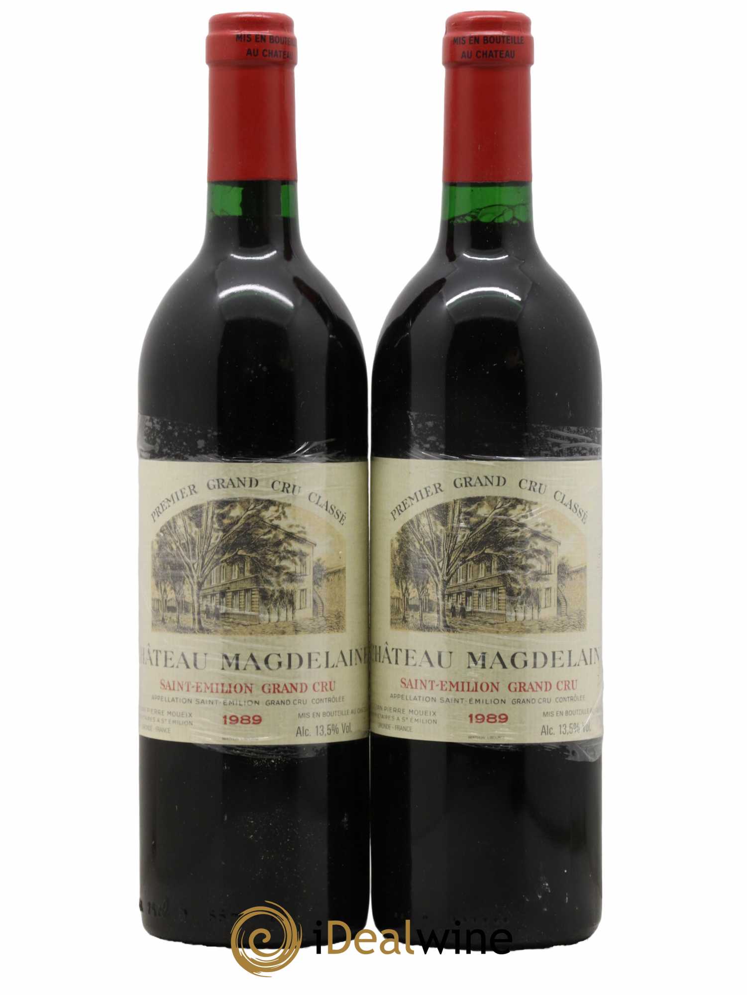 Château Magdelaine 1989 - Lot de 2 bouteilles - 0