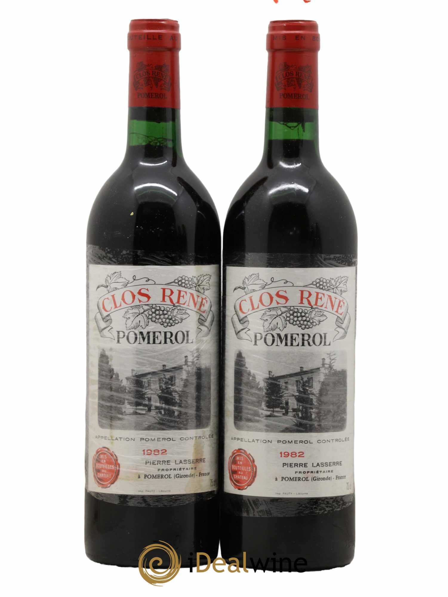 Clos René 1982 - Lotto di 2 bottiglie - 0