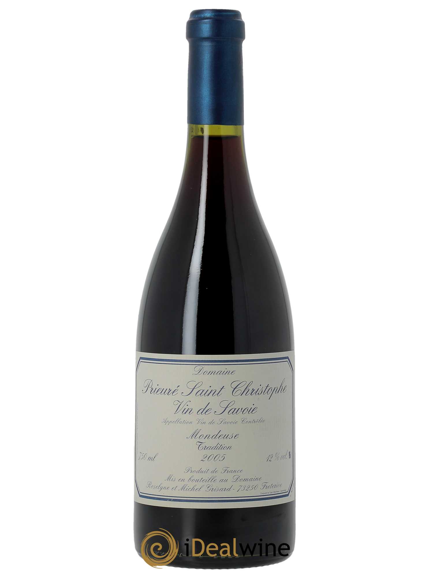Vin des Allobroges Mondeuse Tradition Prieuré Saint Christophe (Domaine) 2005 - Lot de 1 bouteille - 0