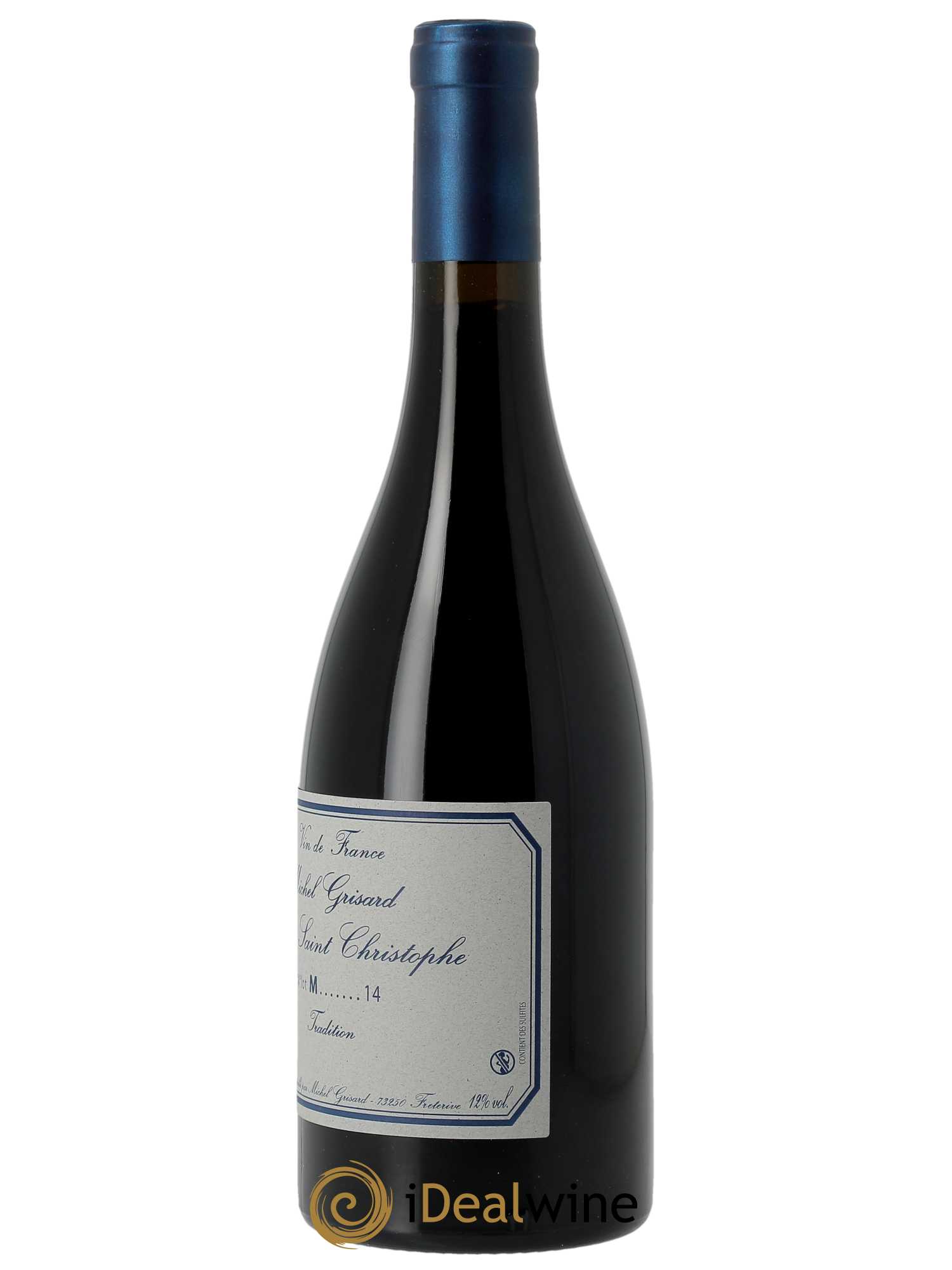 Vin de France Priez Saint Christophe Michel Grisard 2014 - Lot de 1 bouteille - 1
