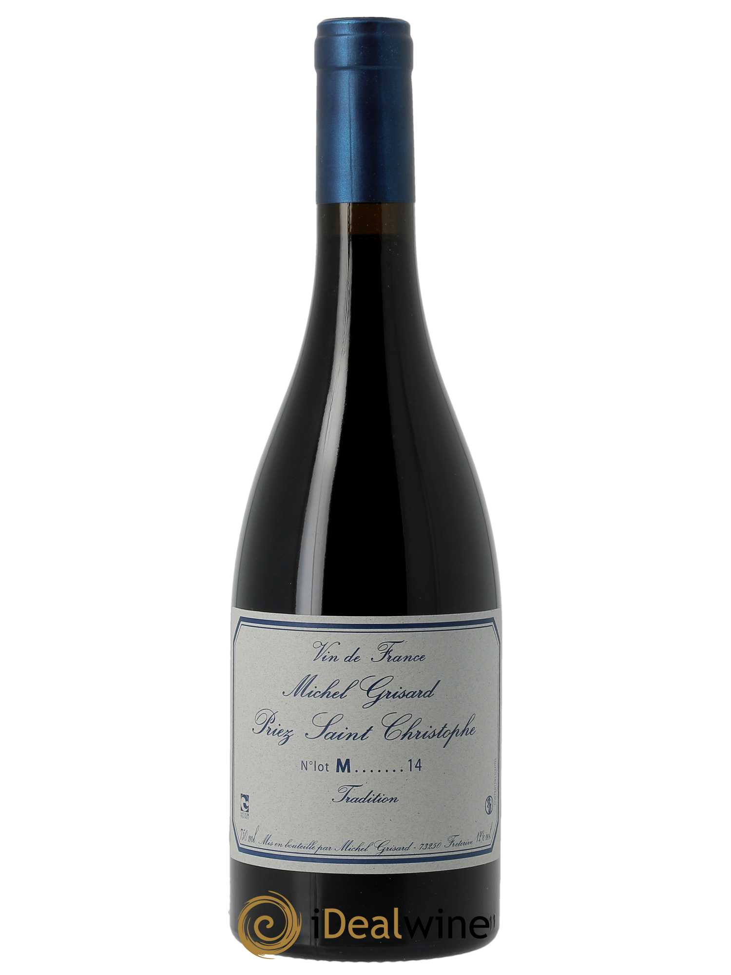 Vin de France Priez Saint Christophe Michel Grisard 2014 - Lot de 1 bouteille - 0