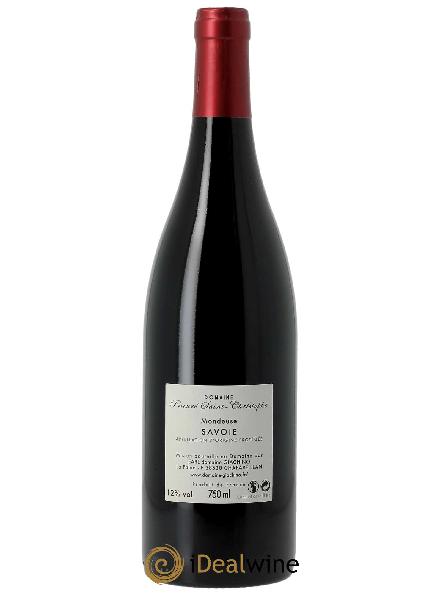 Vin de Savoie Mondeuse Tradition Prieuré Saint Christophe (Domaine) 2016 - Lot de 1 bouteille - 1
