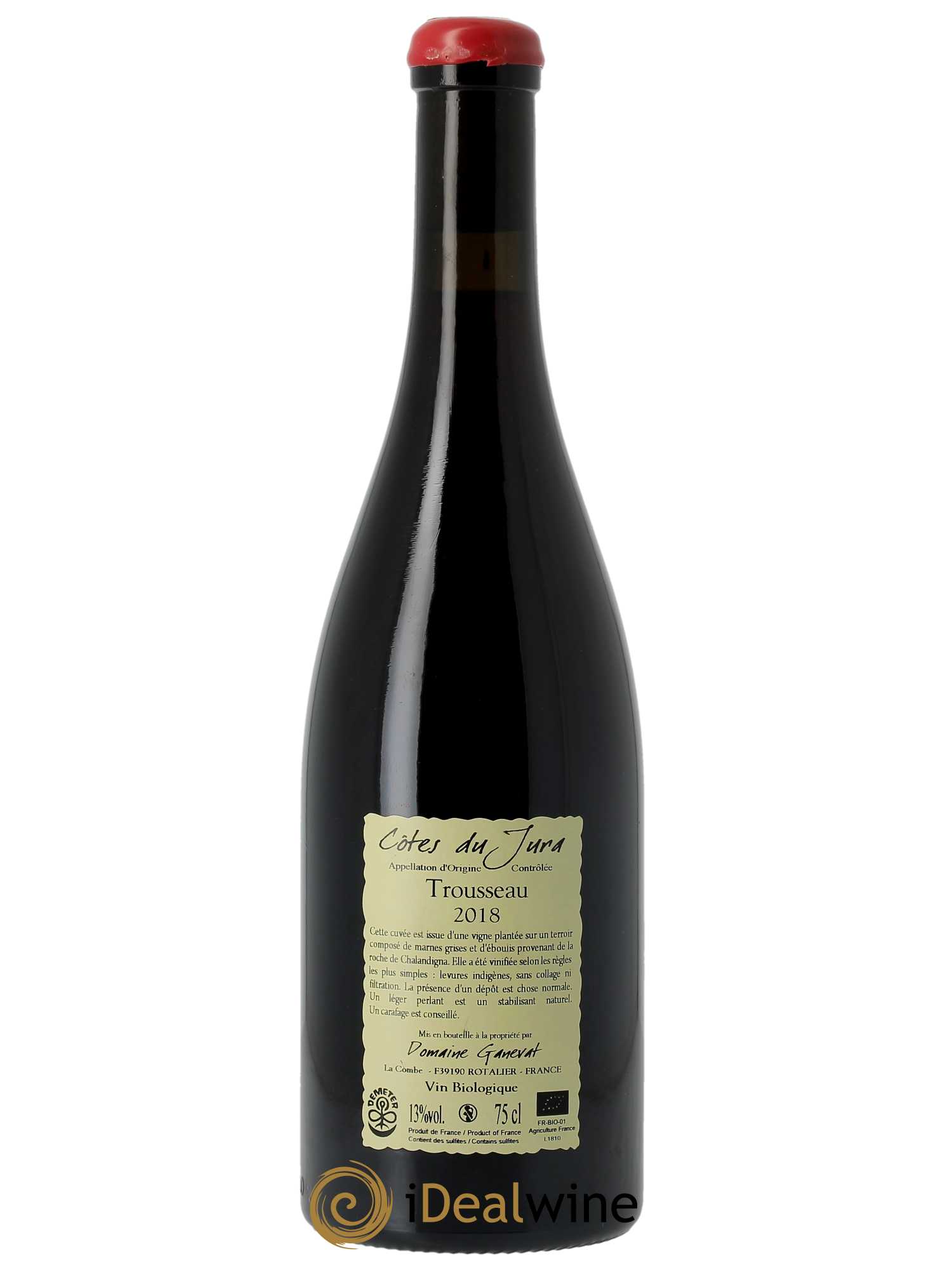 Côtes du Jura Plein Sud Jean-François Ganevat (Domaine) 2018 - Lot de 1 bouteille - 1