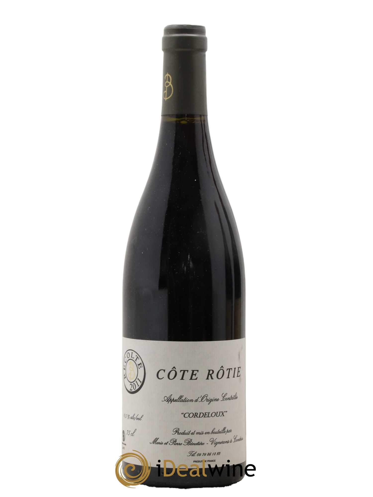 Côte-Rôtie Cordeloux Marie et Pierre Bénetière (Domaine) 2011 - Lot de 1 bouteille - 0