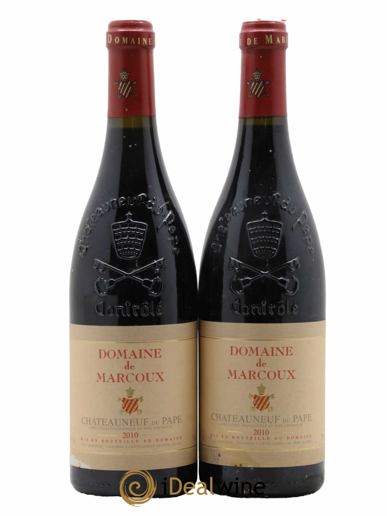 Châteauneuf-du-Pape Marcoux (Domaine de) 2010 - Lot de 2 bouteilles - 0