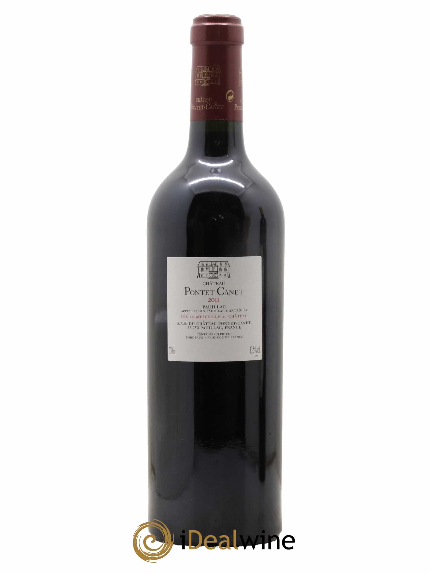 Château Pontet Canet 5ème Grand Cru Classé 2011 - Lot de 1 bouteille - 1