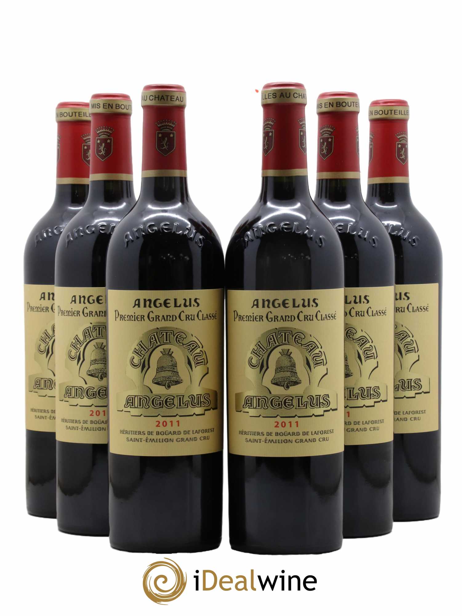 Château Angélus 1er Grand Cru Classé A 2011 - Posten von 6 Flaschen - 0