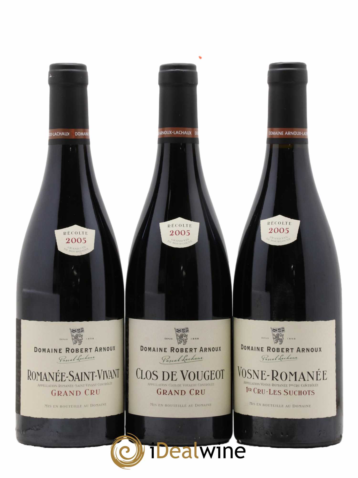 Caisse panachée Arnoux-Lachaux (Domaine) 2005 - Lot de 3 bouteilles - 0