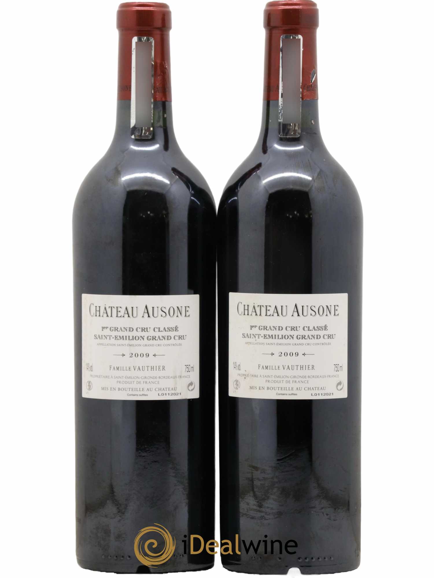 Château Ausone 1er Grand Cru Classé A 2009 - Posten von 2 Flaschen - 1