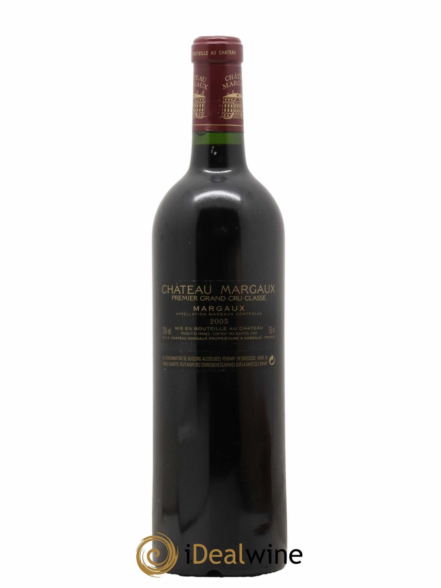 Château Margaux 1er Grand Cru Classé 2005 - Lot de 1 bouteille - 1