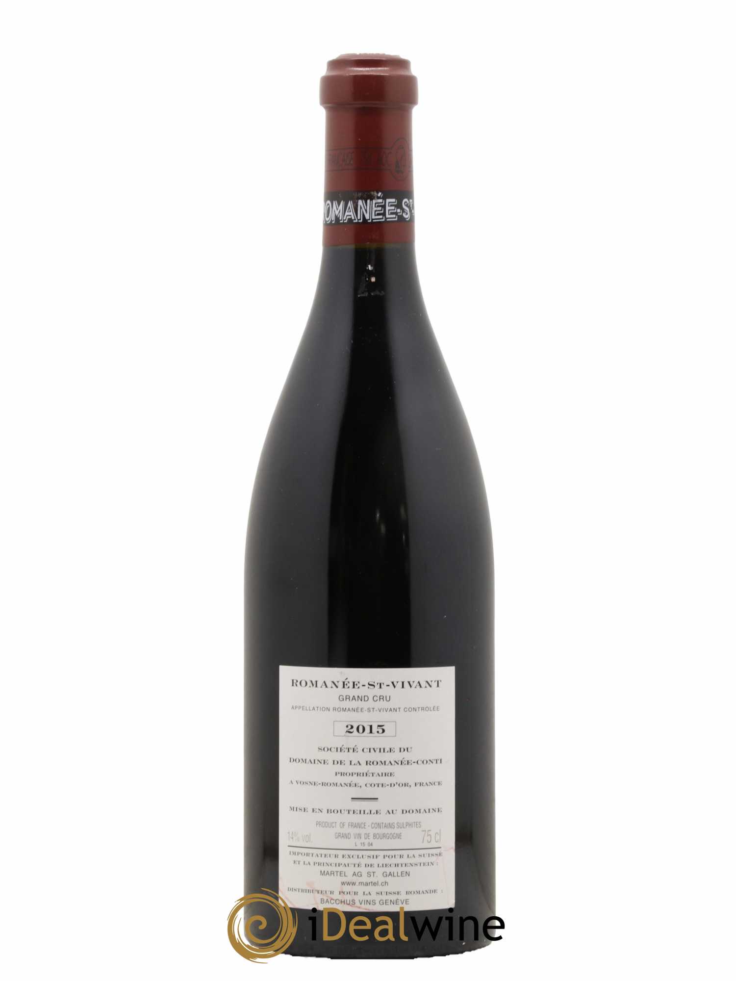 Romanée-Saint-Vivant Grand Cru Domaine de la Romanée-Conti 2015 - Lot de 1 bouteille - 1