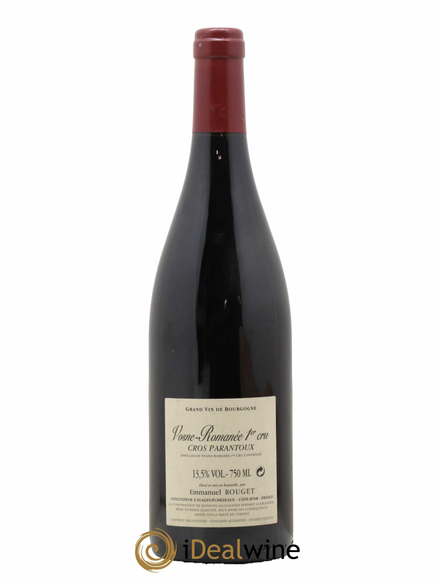 Vosne-Romanée 1er Cru Cros Parantoux Emmanuel Rouget 2012 - Lot de 1 bouteille - 1