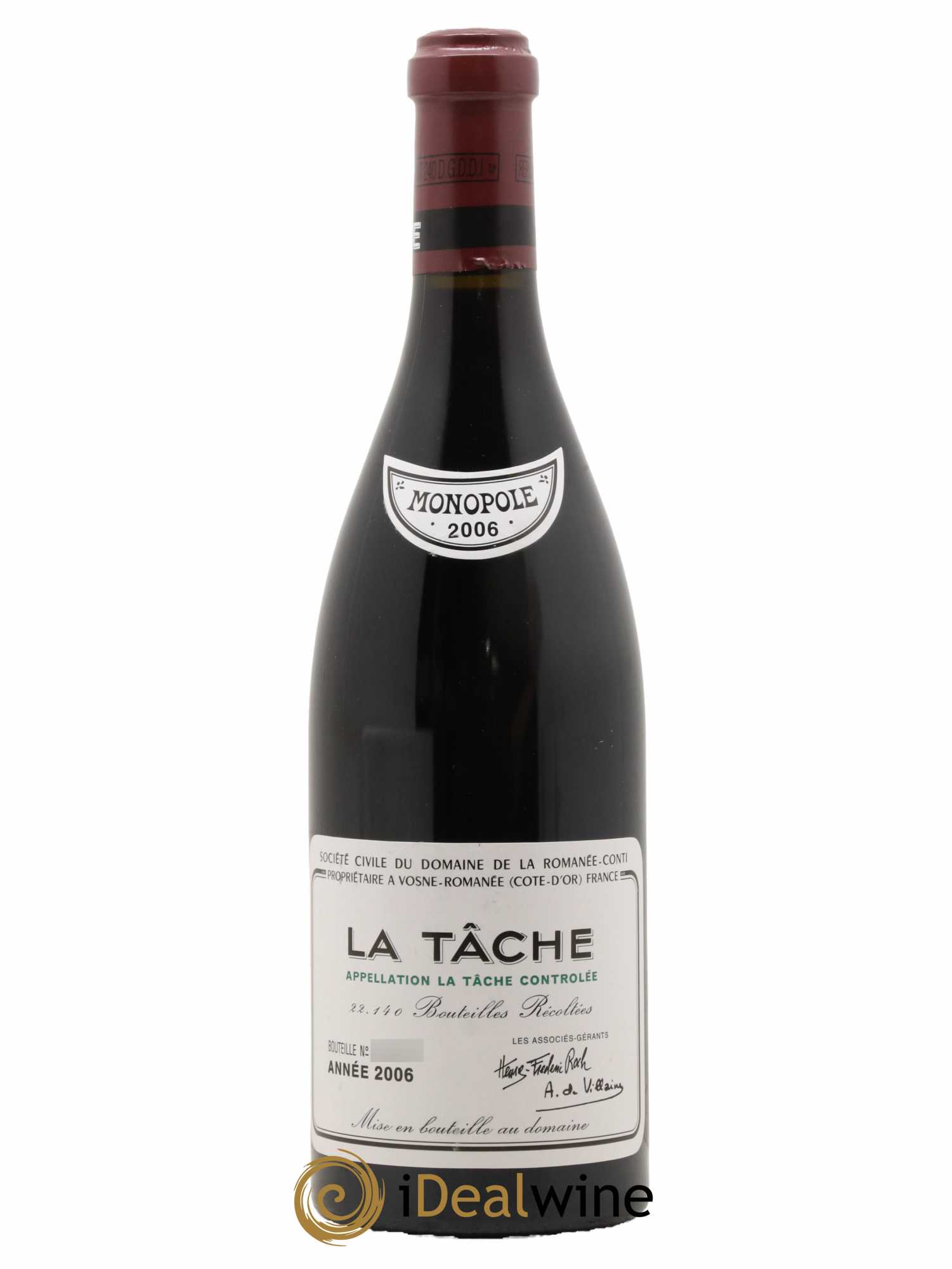 La Tâche Grand Cru Domaine de la Romanée-Conti 2006 - Lotto di 1 bottiglia - 0