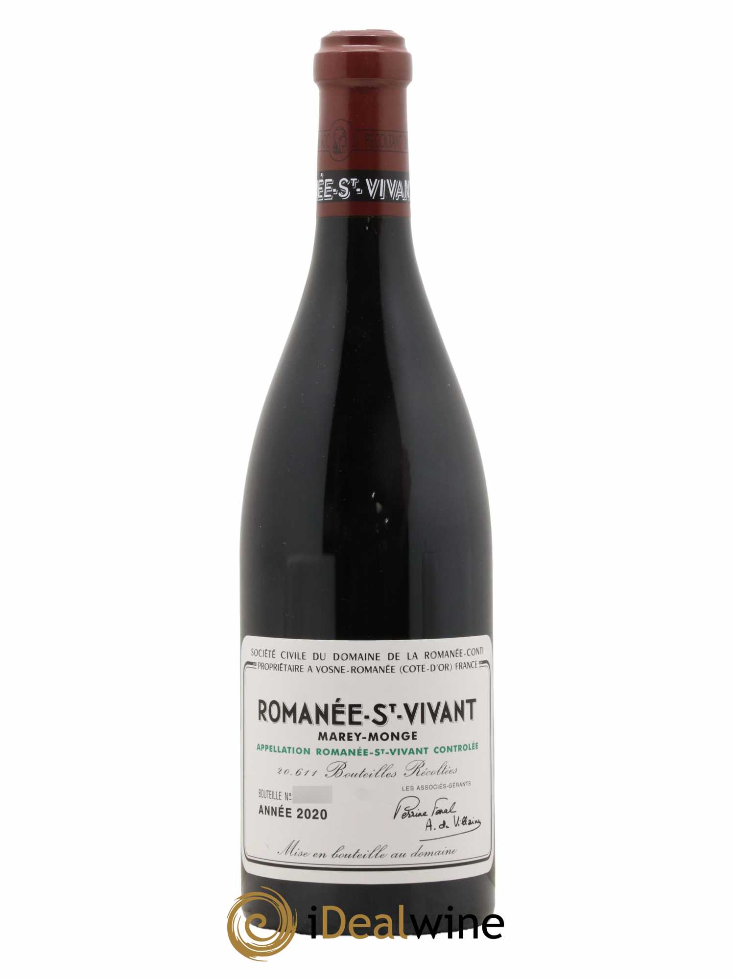 Romanée-Saint-Vivant Grand Cru Domaine de la Romanée-Conti 2020 - Lot de 1 bouteille - 0