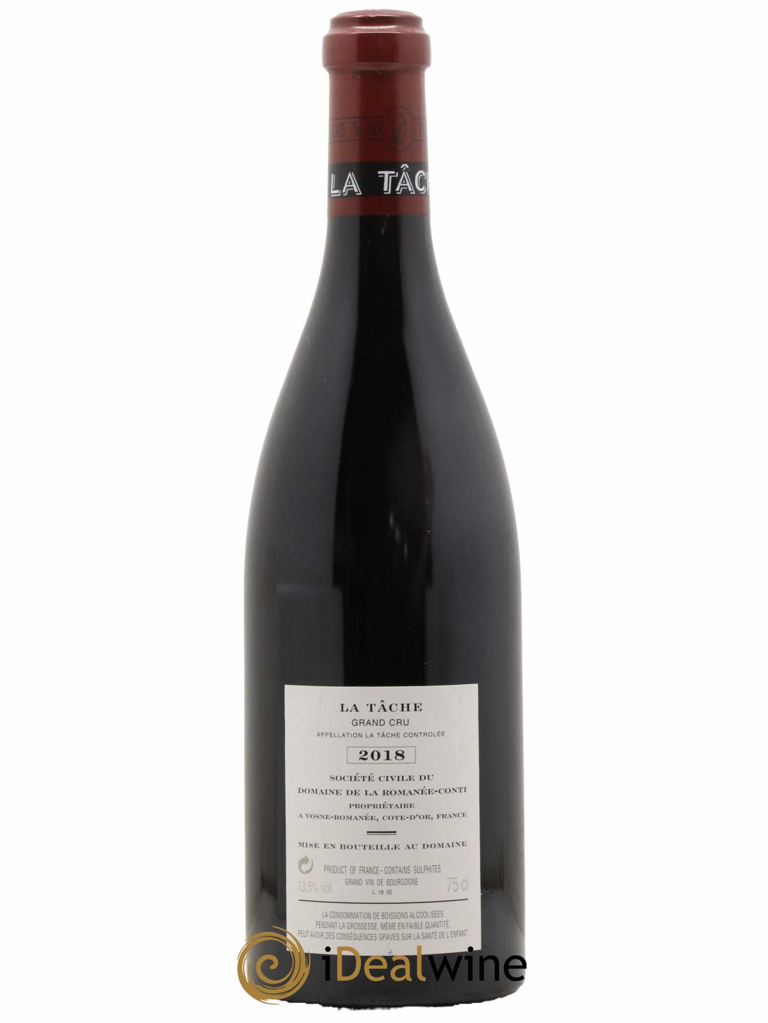La Tâche Grand Cru Domaine de la Romanée-Conti 2018 - Posten von 1 Flasche - 1