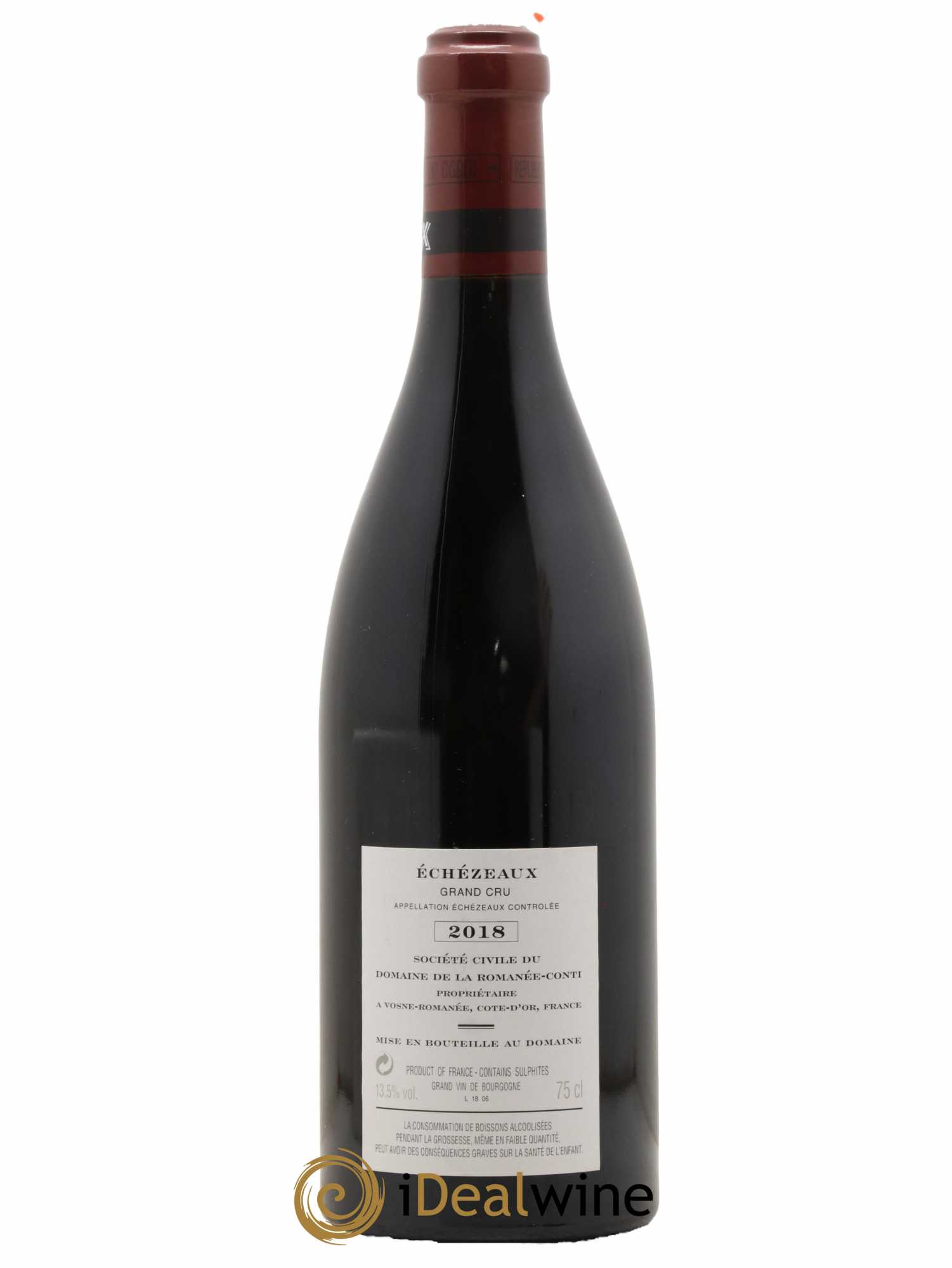 Echezeaux Grand Cru Domaine de la Romanée-Conti 2018 - Lot de 1 bouteille - 1