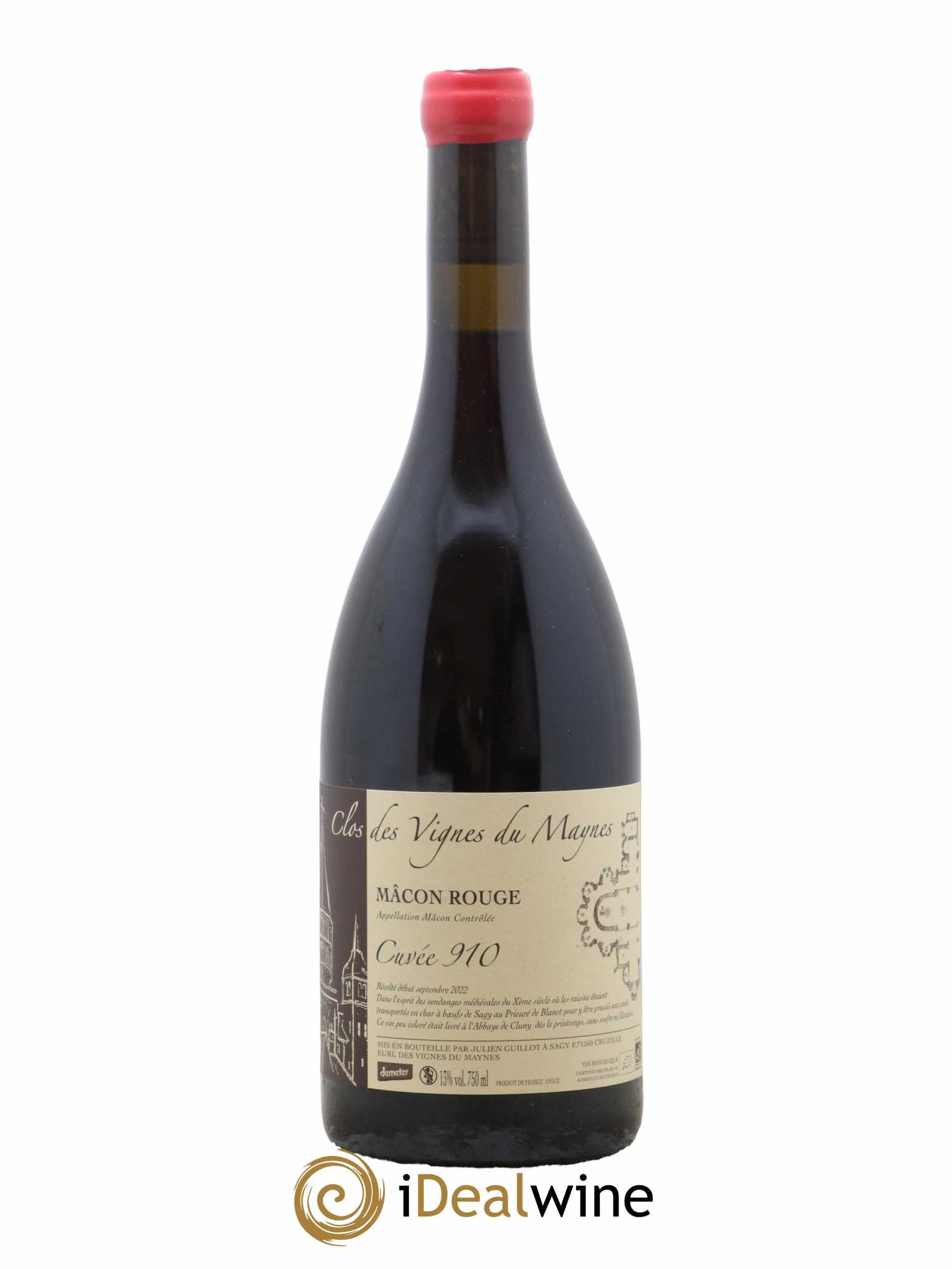 Mâcon Cuvée 910 Les Vignes du Maynes 2022 - Lot de 1 bouteille - 0