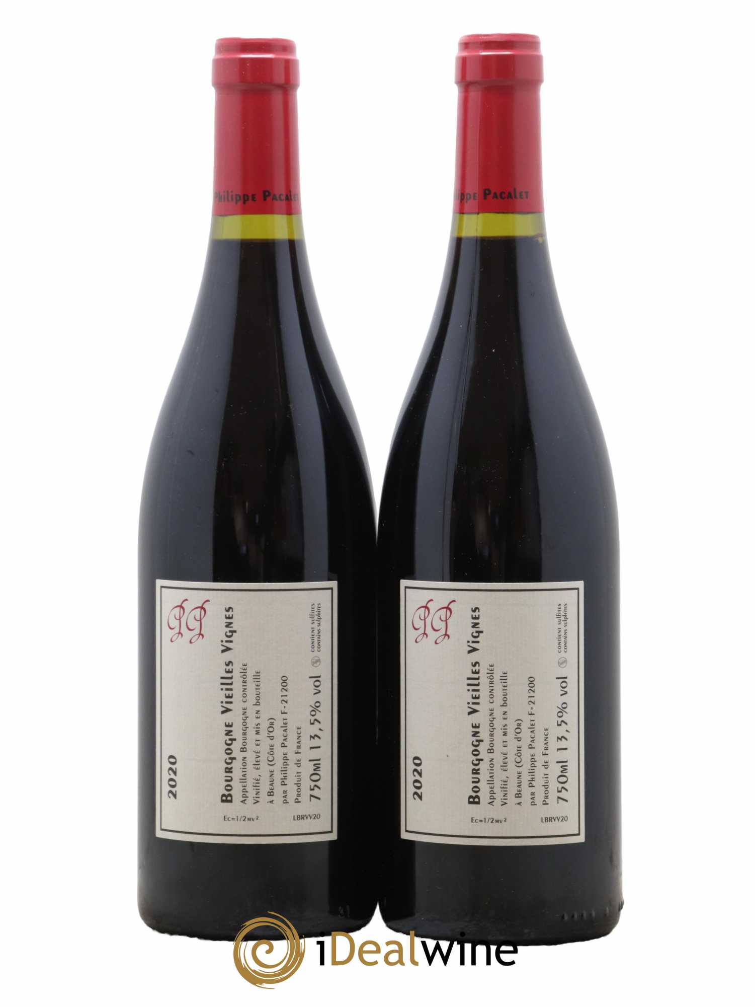 Bourgogne Pinot Noir Vieilles Vignes Philippe Pacalet 2020 - Lot de 2 bouteilles - 1